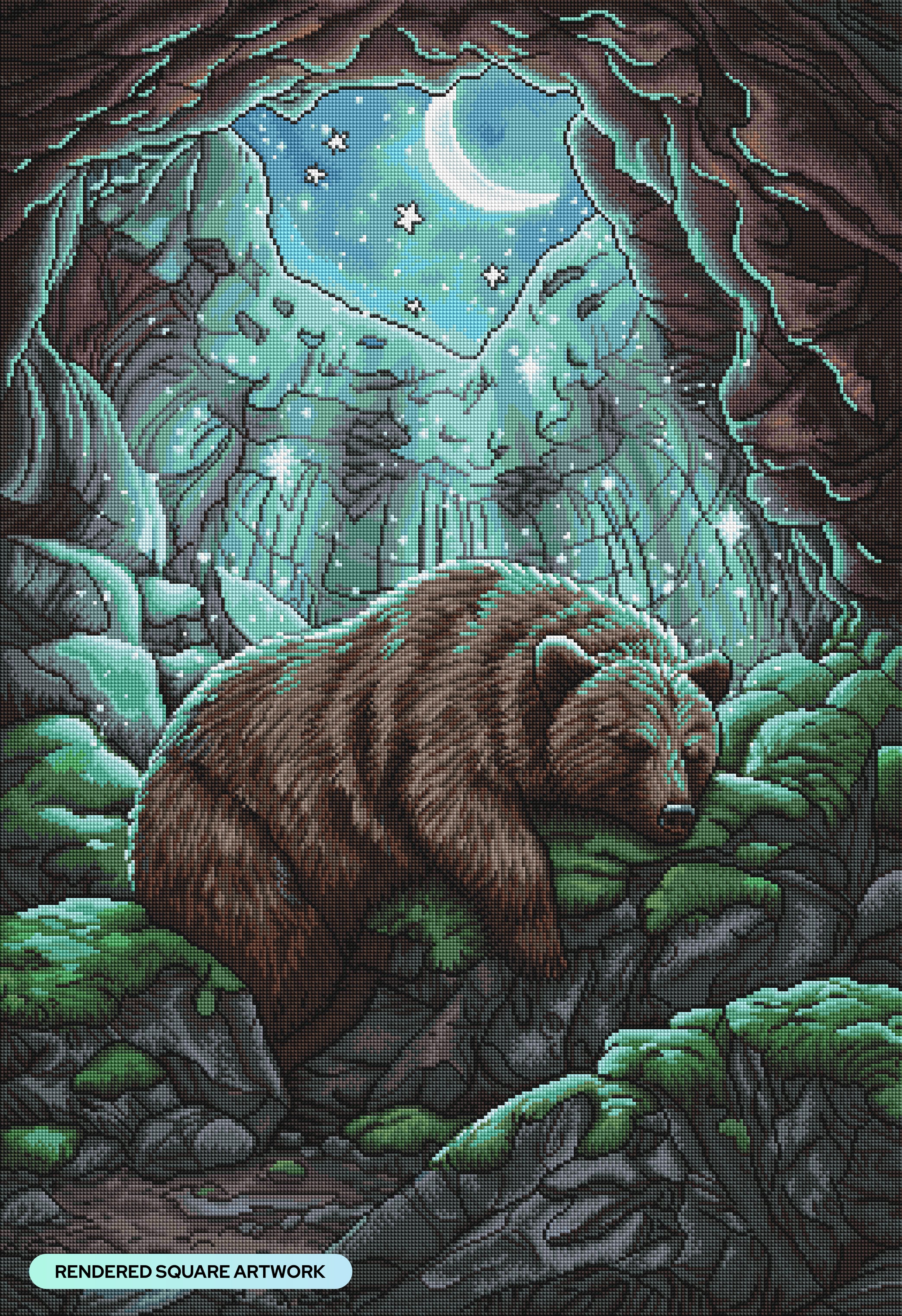 Everyday Witch's Familiar - The Bear – Diamond Art Club