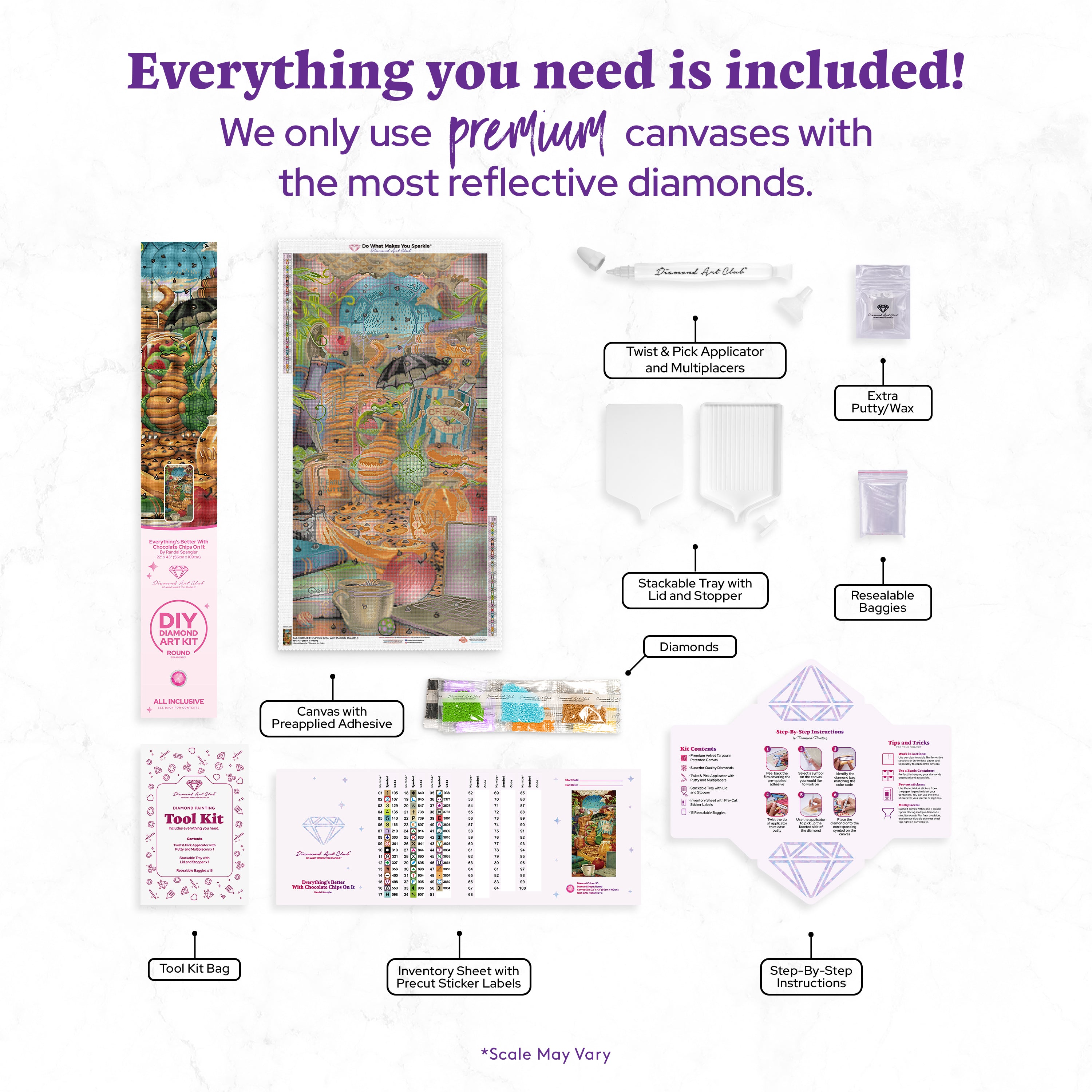 Everything's Better with Chocolate Chips On It – Diamond Art Club