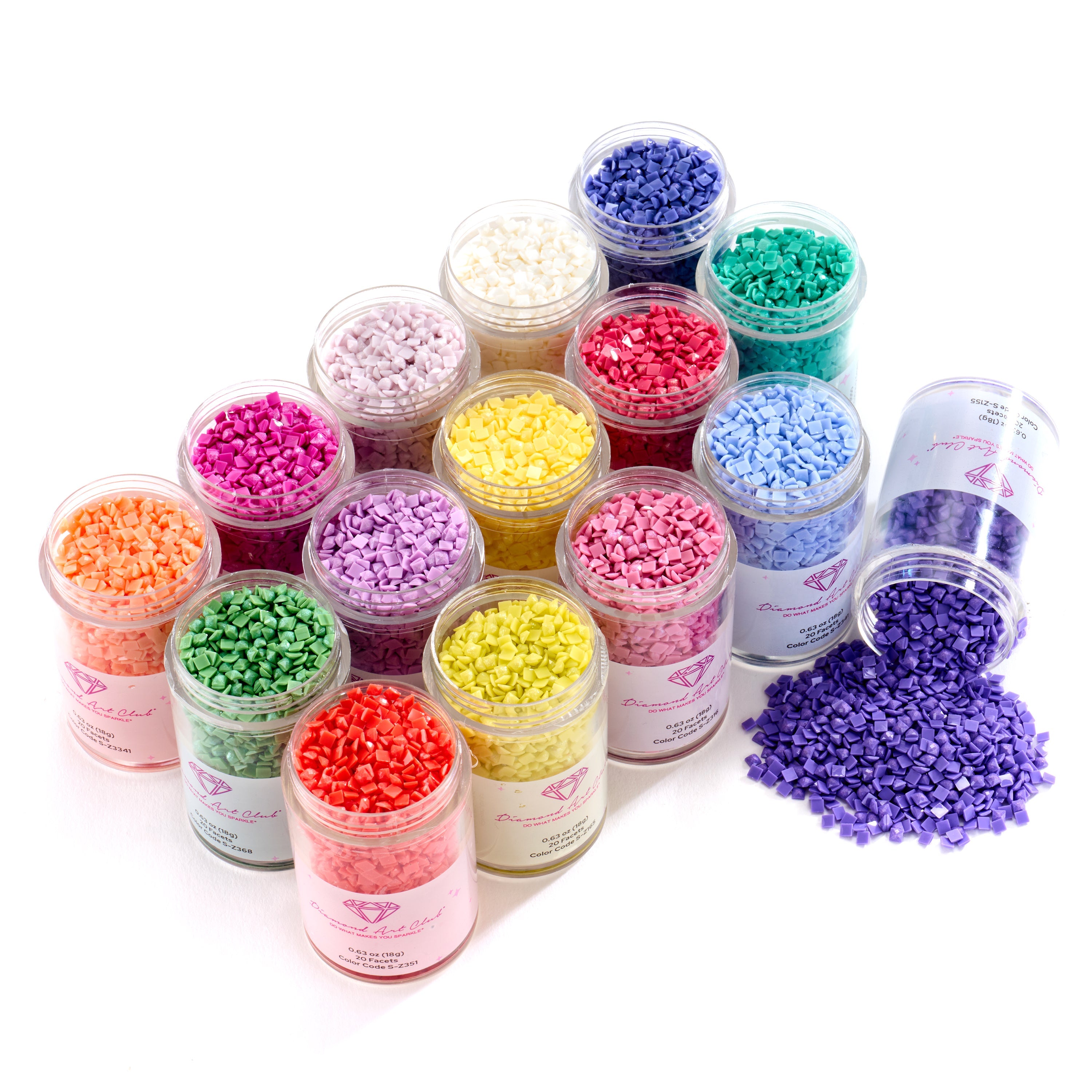 Fairy Dust® - Muted Rainbow Square (Set of 15) – Diamond Art Club