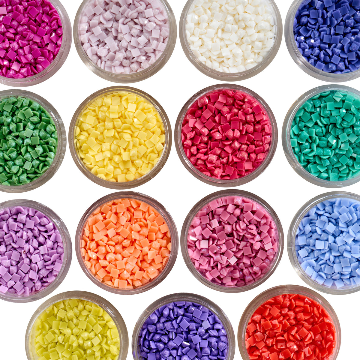 Diamond Painting Fairy Dust® - Muted Rainbow Square (Set of 15)