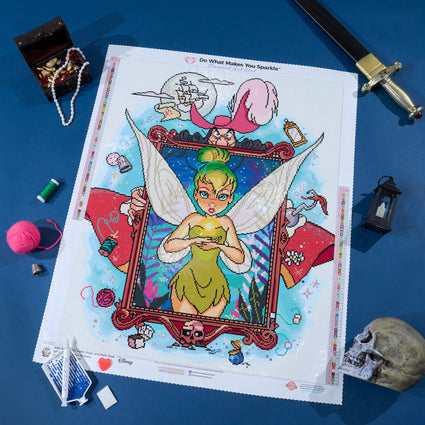 Diamond Painting Faith, Trust, and Pixie Dust 22" x 28" (55.8cm x 70.7cm) / Square with 66 Colors including 3 ABs and 4 Fairy Dust Diamonds / 63,616