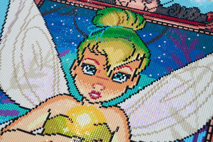 Diamond Painting Faith, Trust, and Pixie Dust 22" x 28" (55.8cm x 70.7cm) / Square with 66 Colors including 3 ABs and 4 Fairy Dust Diamonds / 63,616