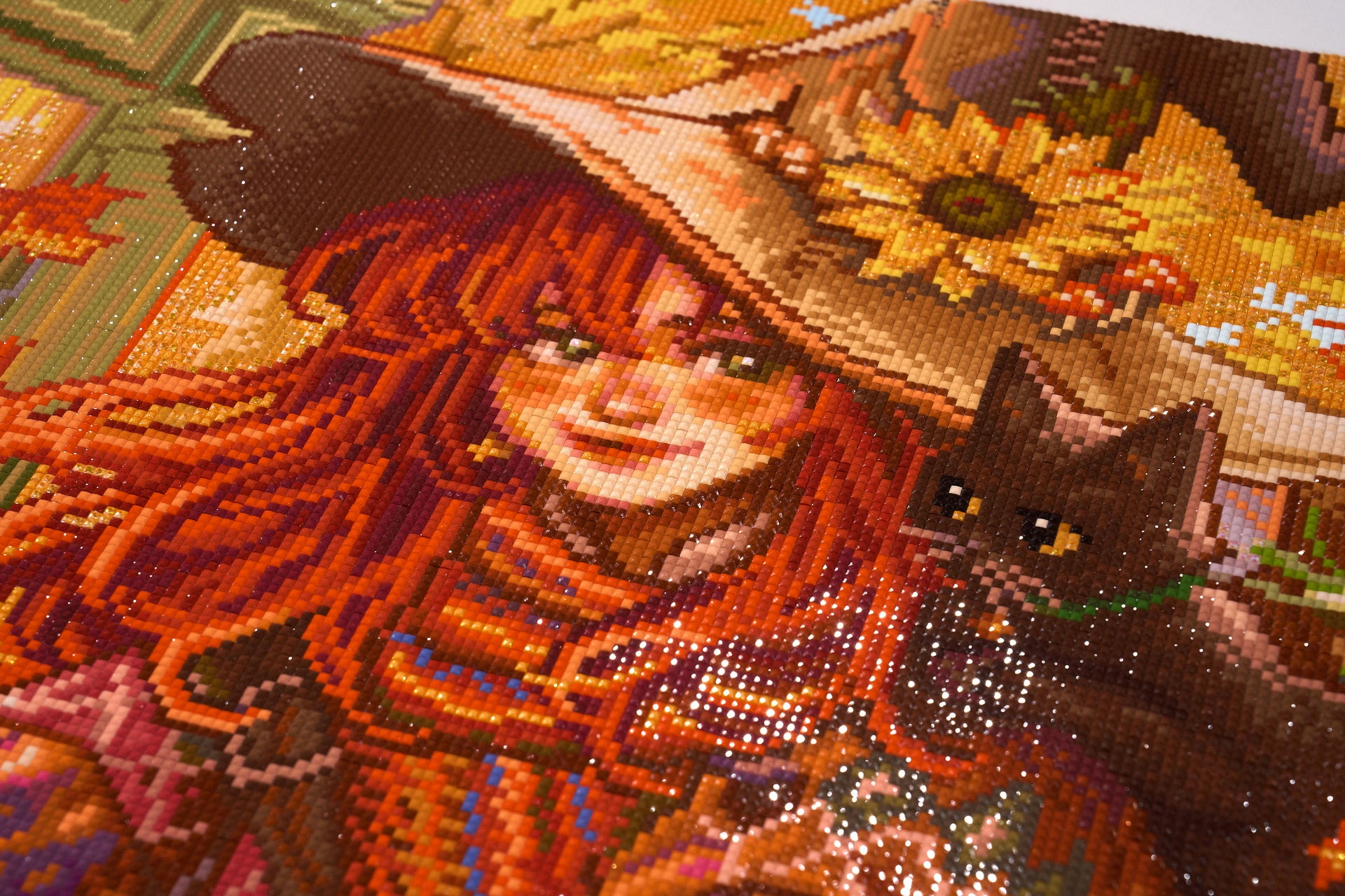 Diamond Painting Fall for the Witch 40.2" x 27.6" (101.8cm x 69.9cm) / Square With 99 Colors Including 3 ABs and 4 Fairy Dust Diamonds / 114,929