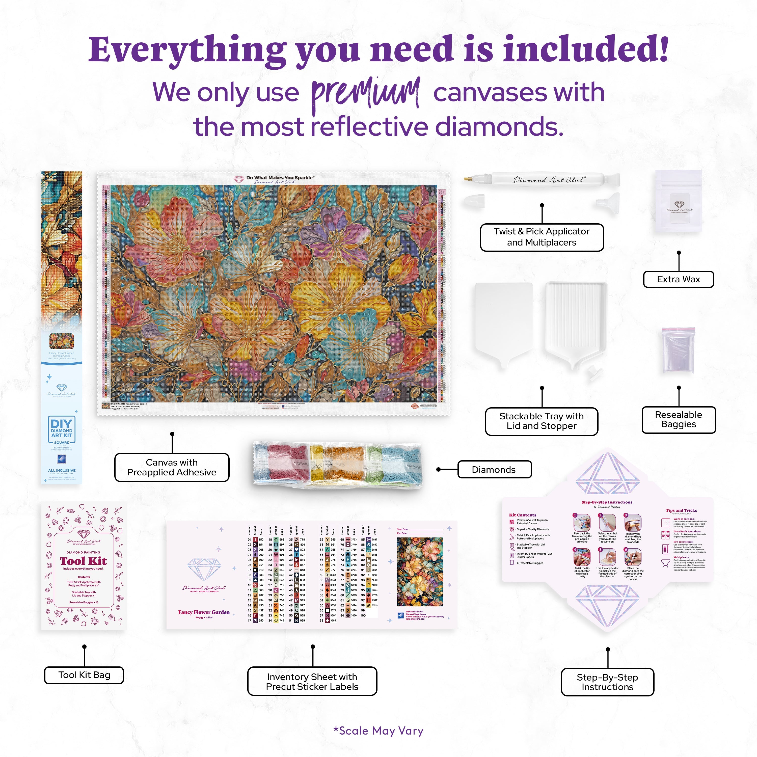 Fancy Flower Garden – Diamond Art Club