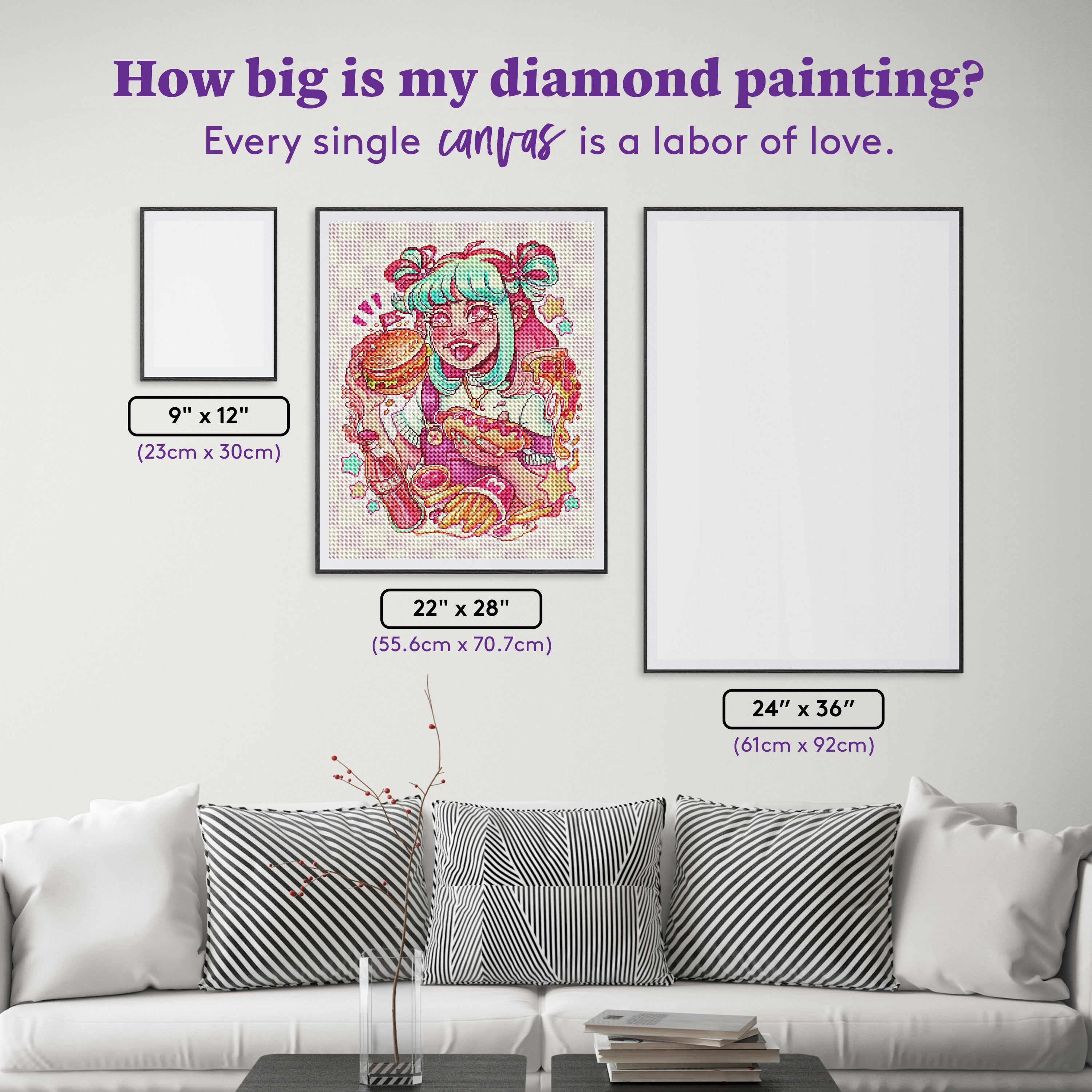 ファストフード好きのダイヤモンドアートキット – Diamond Art Club