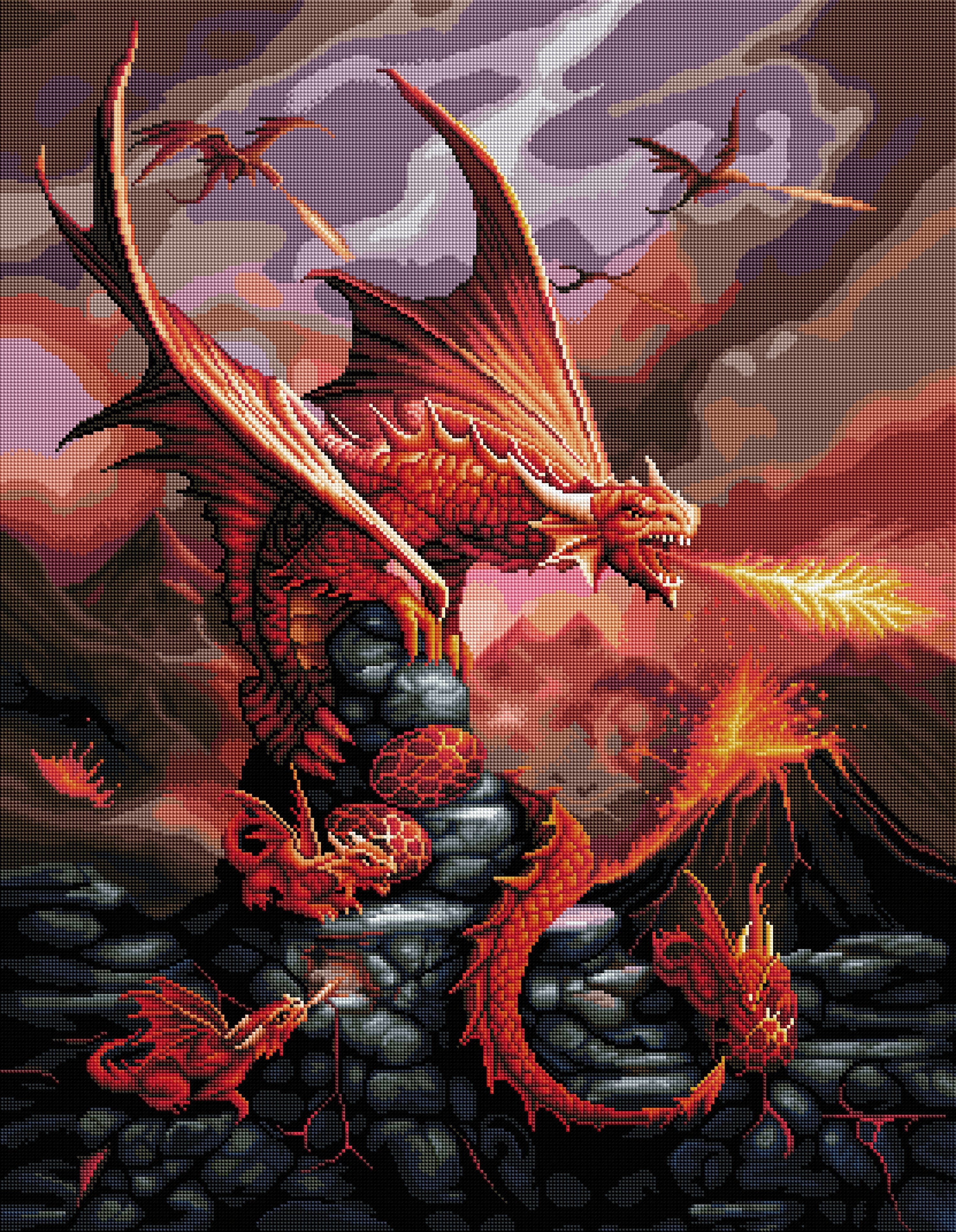 Fire Dragon – Diamond Art Club
