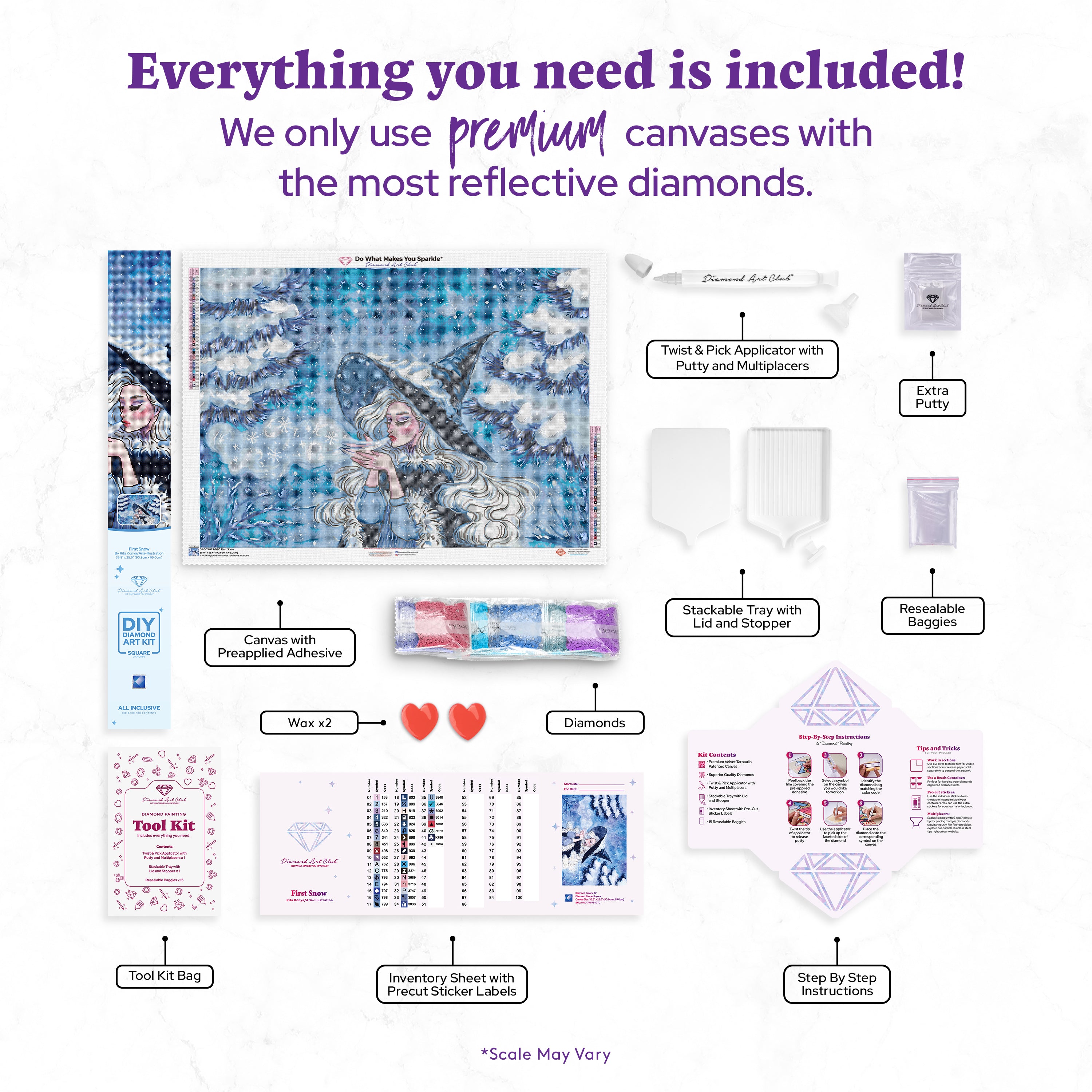 First Snow – Diamond Art Club
