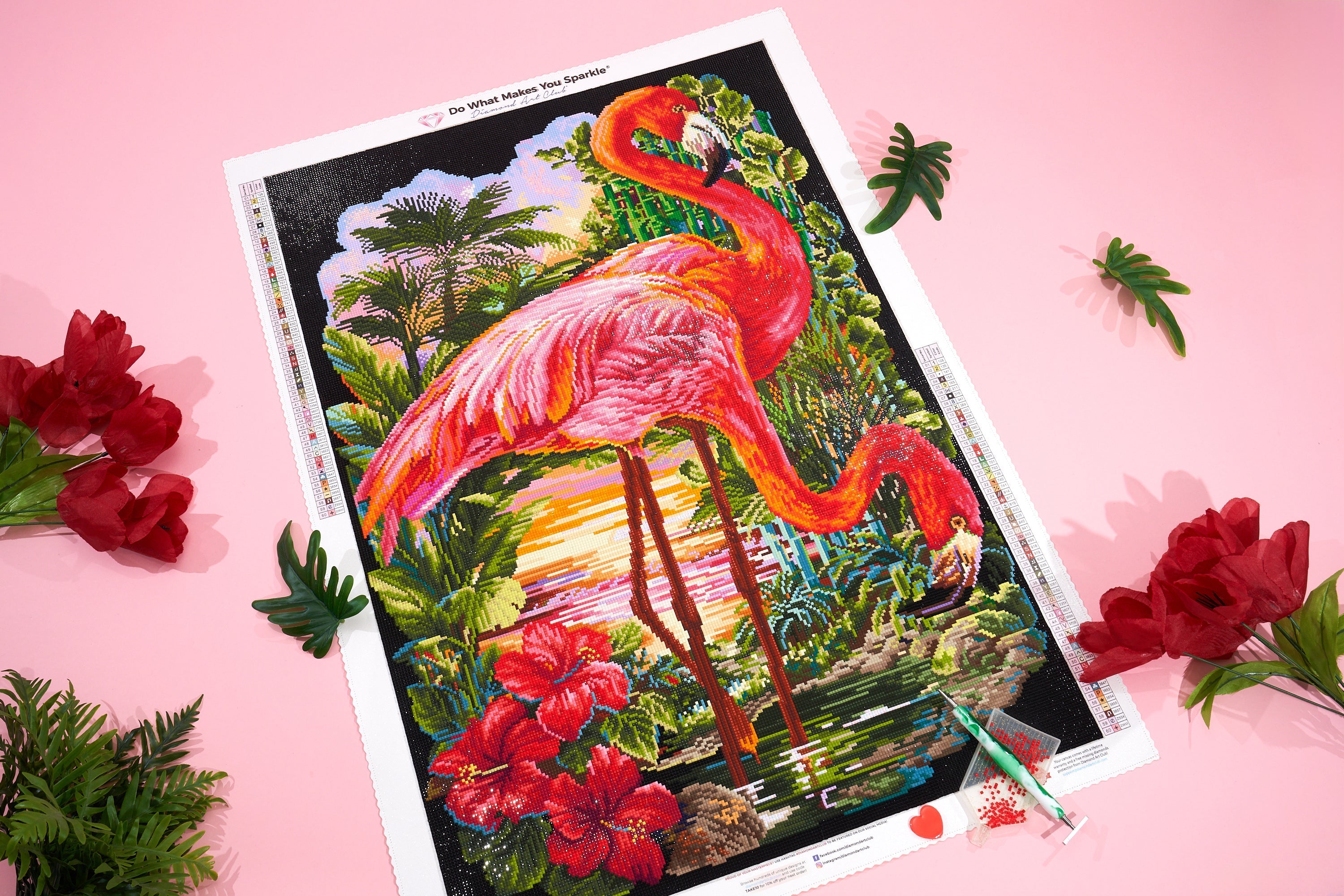 Flamingo Paradise – Diamond Art Club