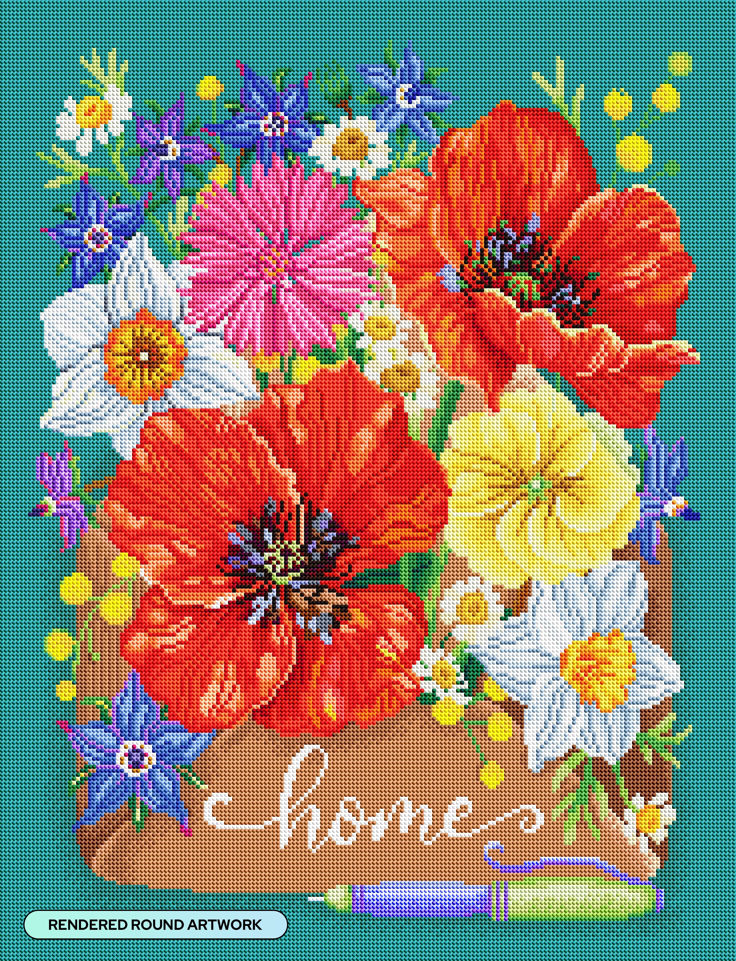 Flowers-Home – Diamond Art Club