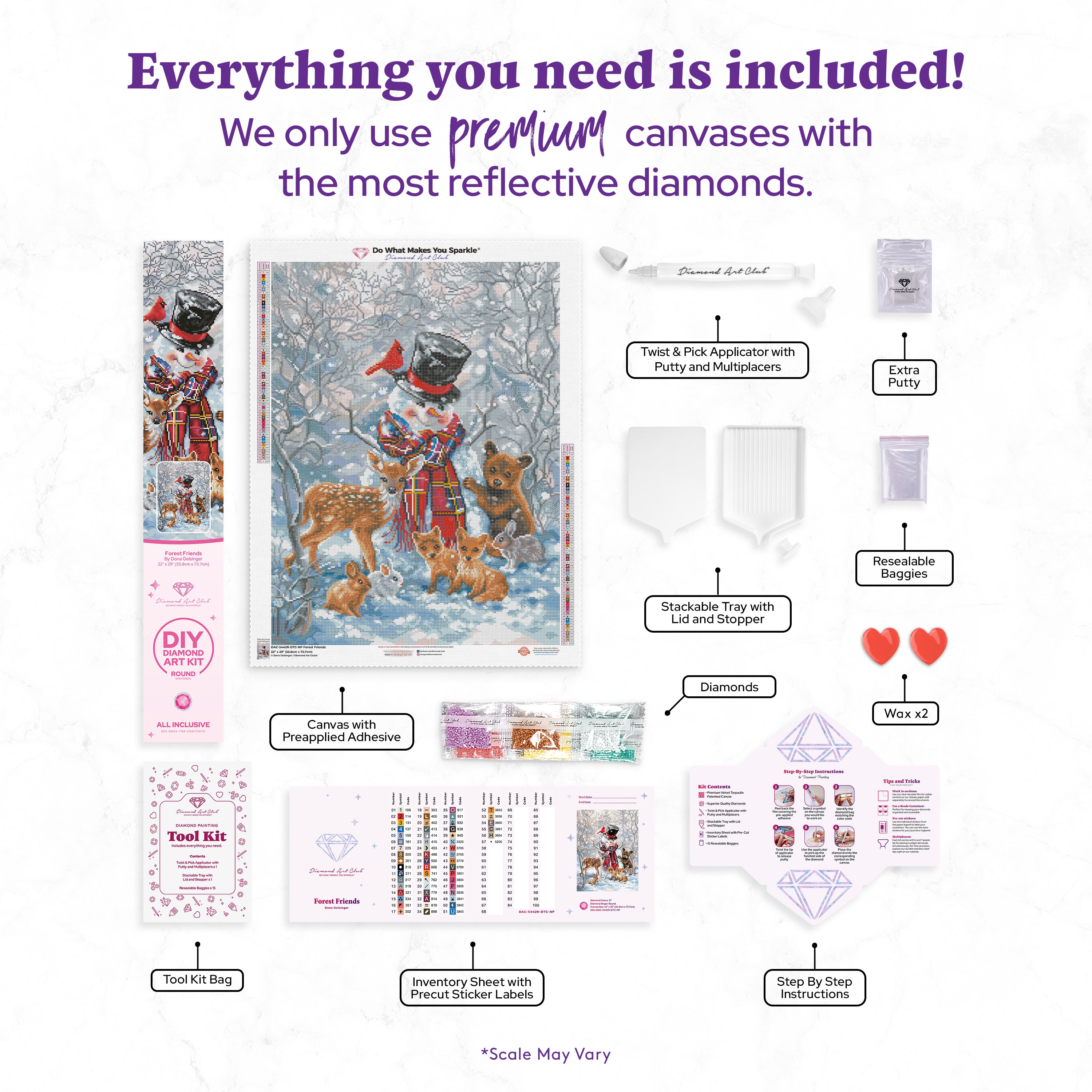Forest Friends – Diamond Art Club