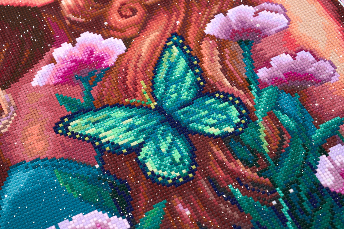 Diamond Painting Forest Spirit 22" x 32" (55.6cm x 80.9cm) / Round with 74 Colors including 2 ABs and 2 Fairy Dust Diamonds / 59,388