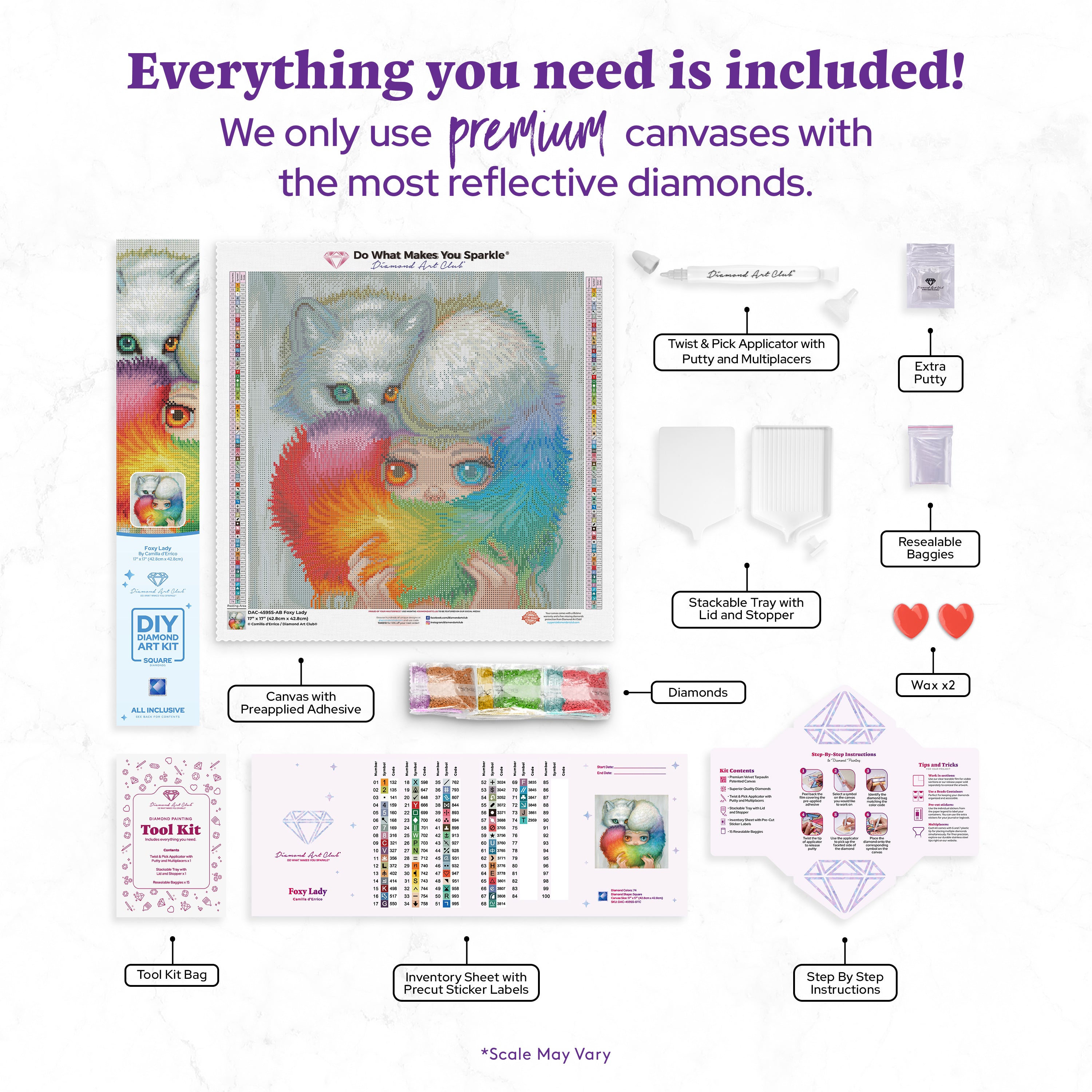 ダイヤモンドアートクラブ Foxy Lady DAC Foxy Lady – Diamond Art Club