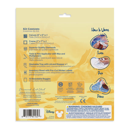 Diamond Painting Frameables™ - Ohana Forever 6" x 6" (15cm x 15cm) / Round with 33 Colors including 24 Iridescent Diamonds / 1,638