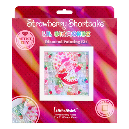 Diamond Painting Frameables™ - Vintage Berry Magic 6" x 6" (15cm x 15cm) / Round with 21 Colors including 13 Iridescent Diamonds / 1,993