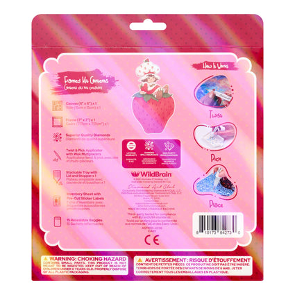 Diamond Painting Frameables™ - Vintage Berry Magic 6" x 6" (15cm x 15cm) / Round with 21 Colors including 13 Iridescent Diamonds / 1,993