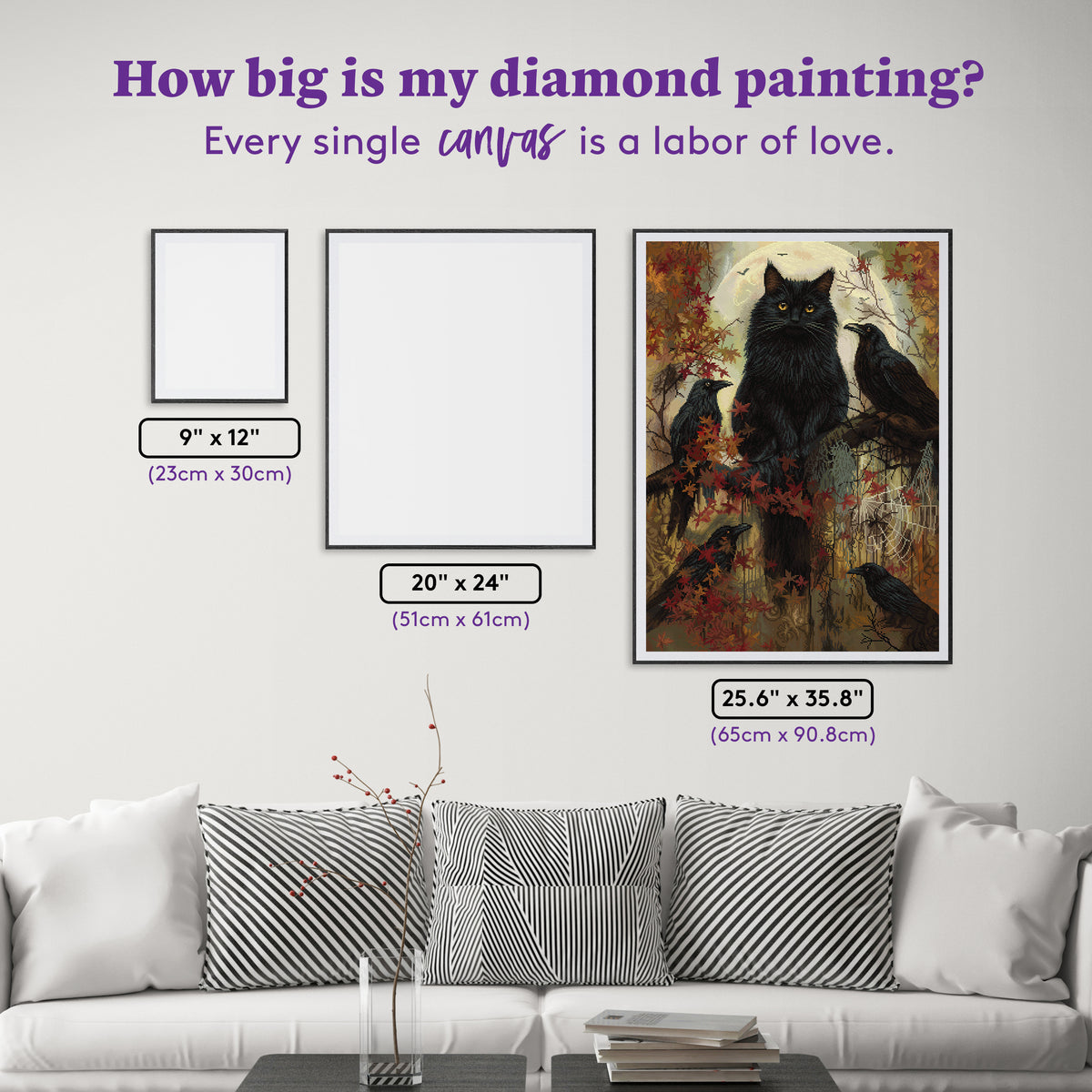 Diamond Painting Friends 25.6" x 35.8" (65cm x 90.8cm) / Square with 60 Colors including 1 AB and 4 Fairy Dust Diamonds / 95,265