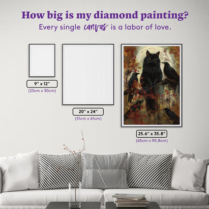 Diamond Painting Friends 25.6" x 35.8" (65cm x 90.8cm) / Square with 60 Colors including 1 AB and 4 Fairy Dust Diamonds / 95,265