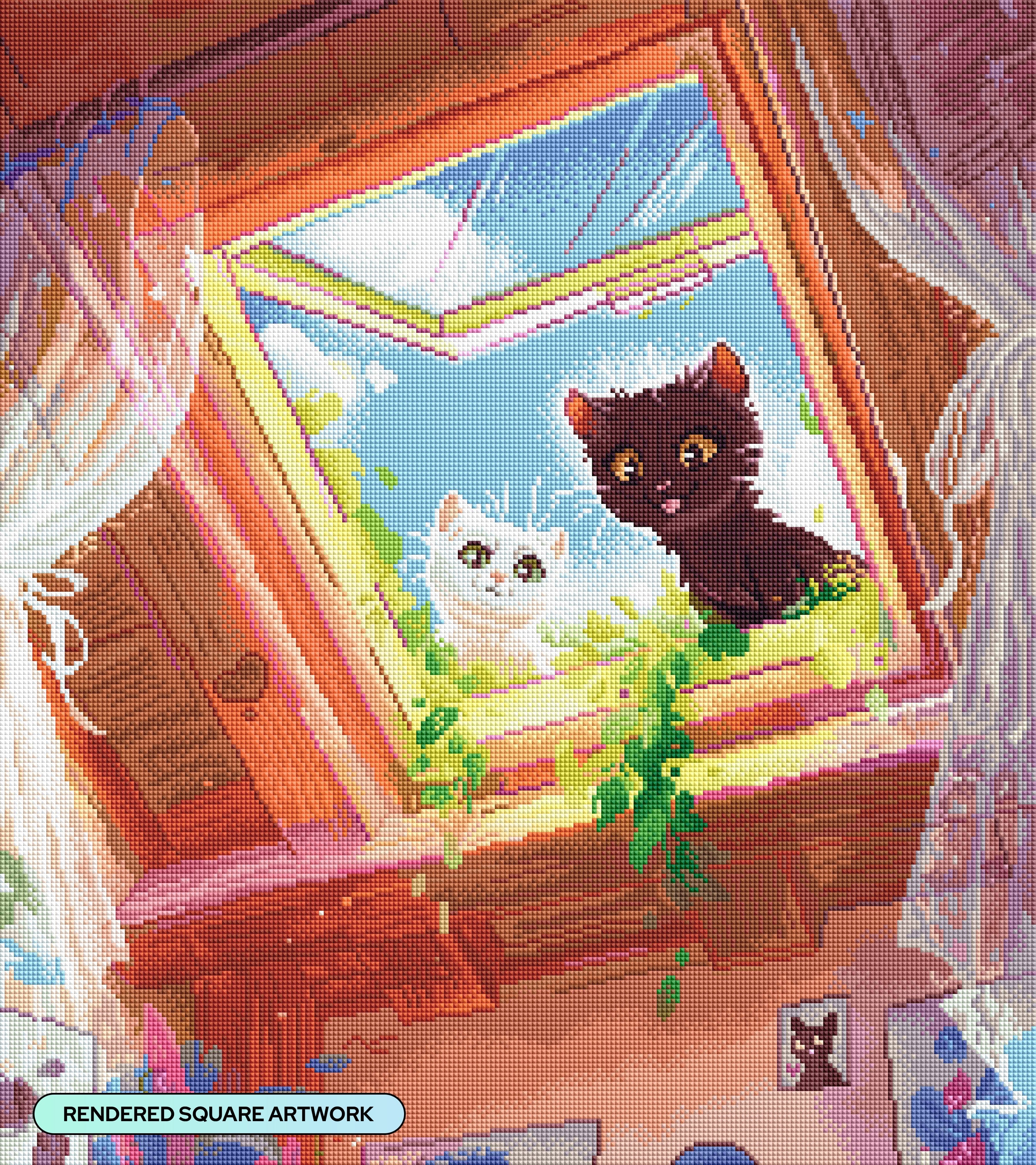 DAC Friends from Above ダイヤモンドアート Friends From Above – Diamond Art Club