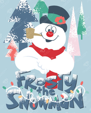 Diamond Painting Frosty the Snowman™ 13" x 16" (32.8cm x 40.9cm) / Round With 12 Colors Including 1 AB / 17,082