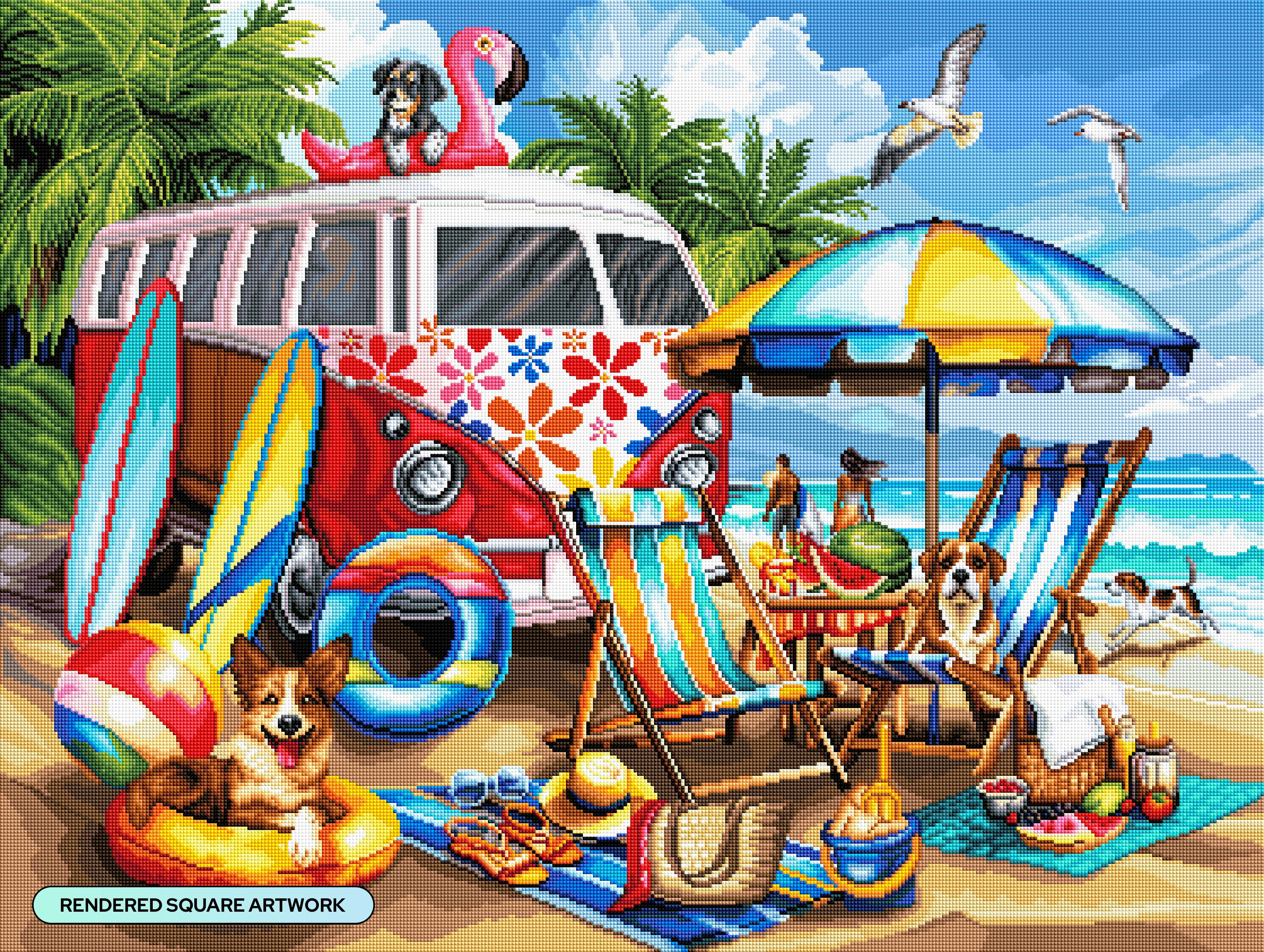 Fun in the Sun – Diamond Art Club