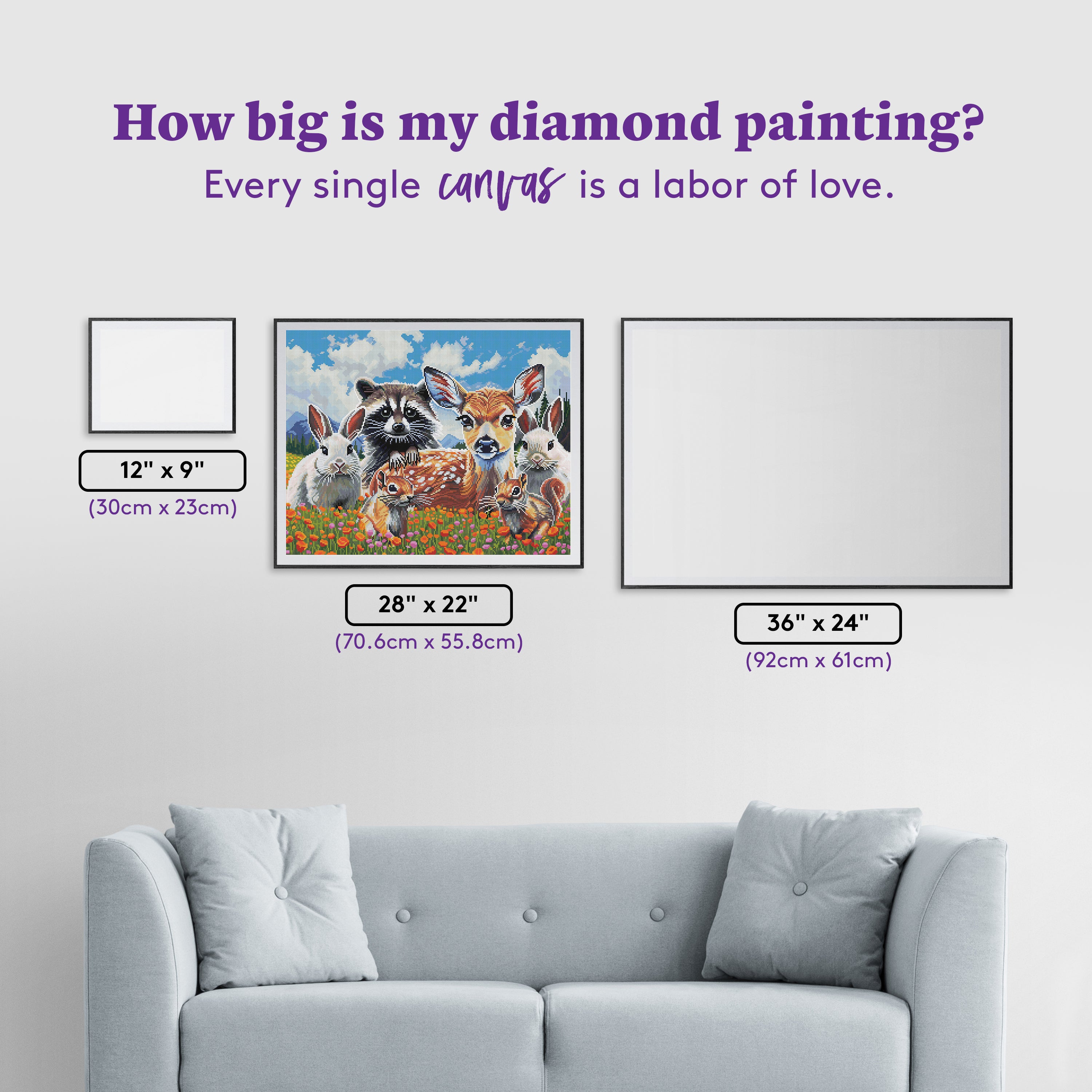 Furry Forest Friends – Diamond Art Club