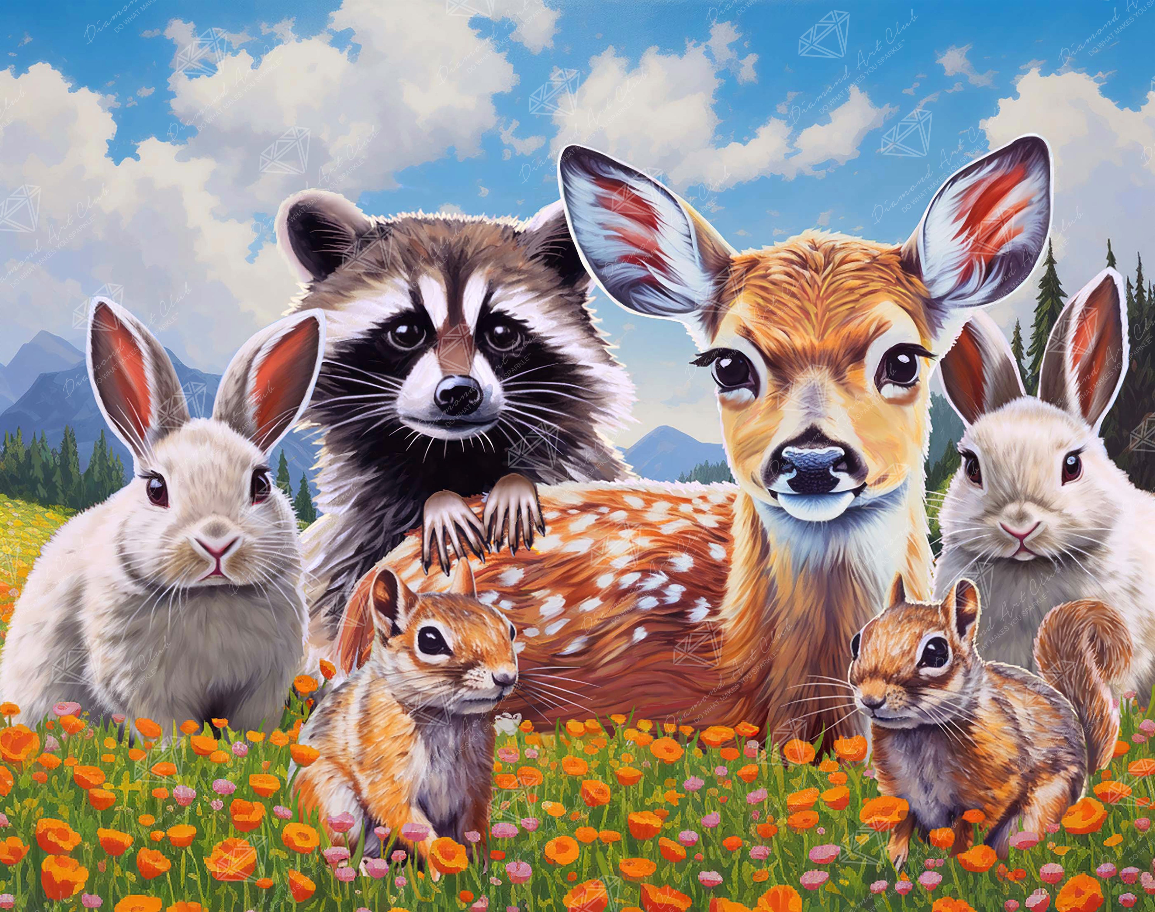 Furry Forest Friends – Diamond Art Club