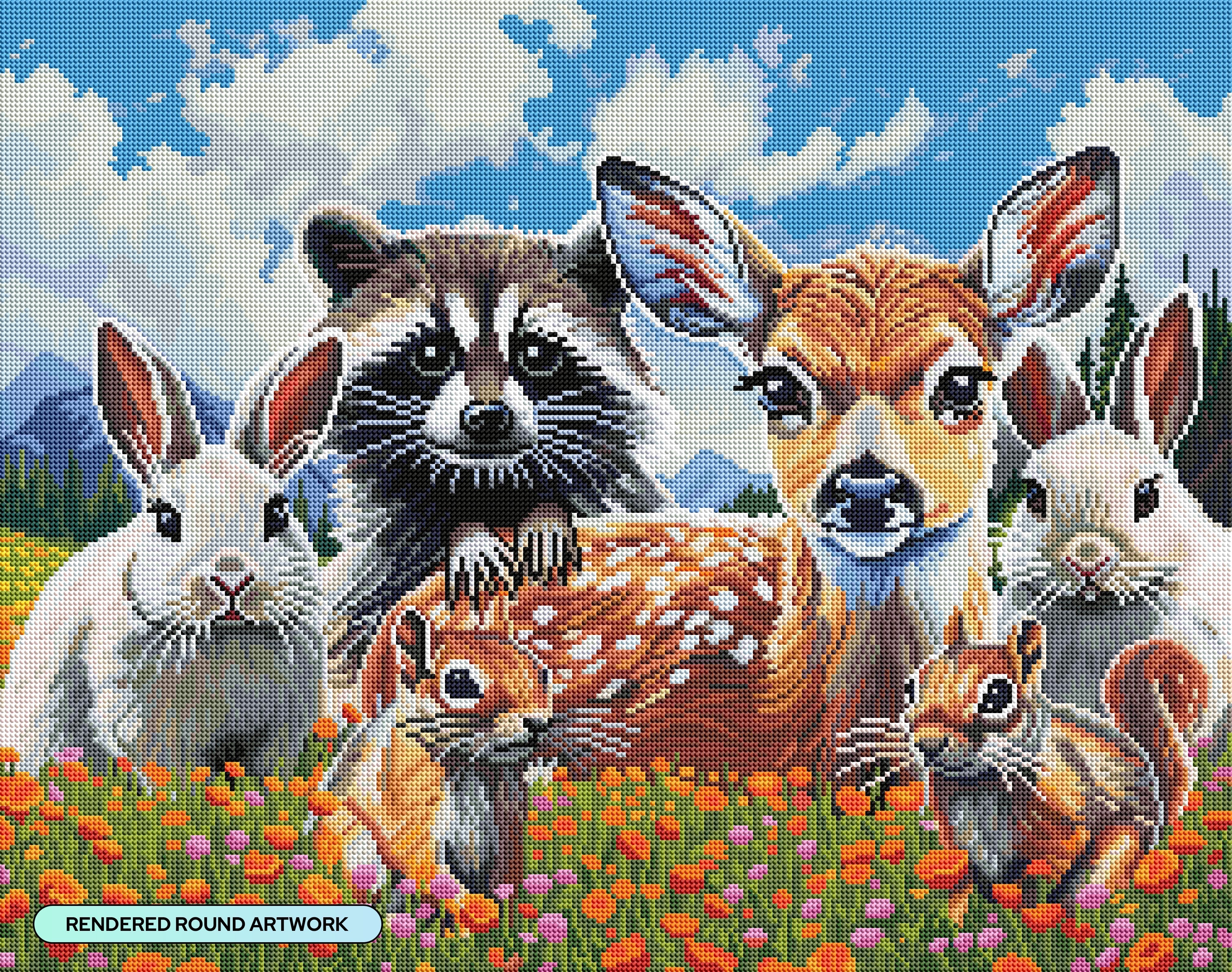 Furry Forest Friends – Diamond Art Club