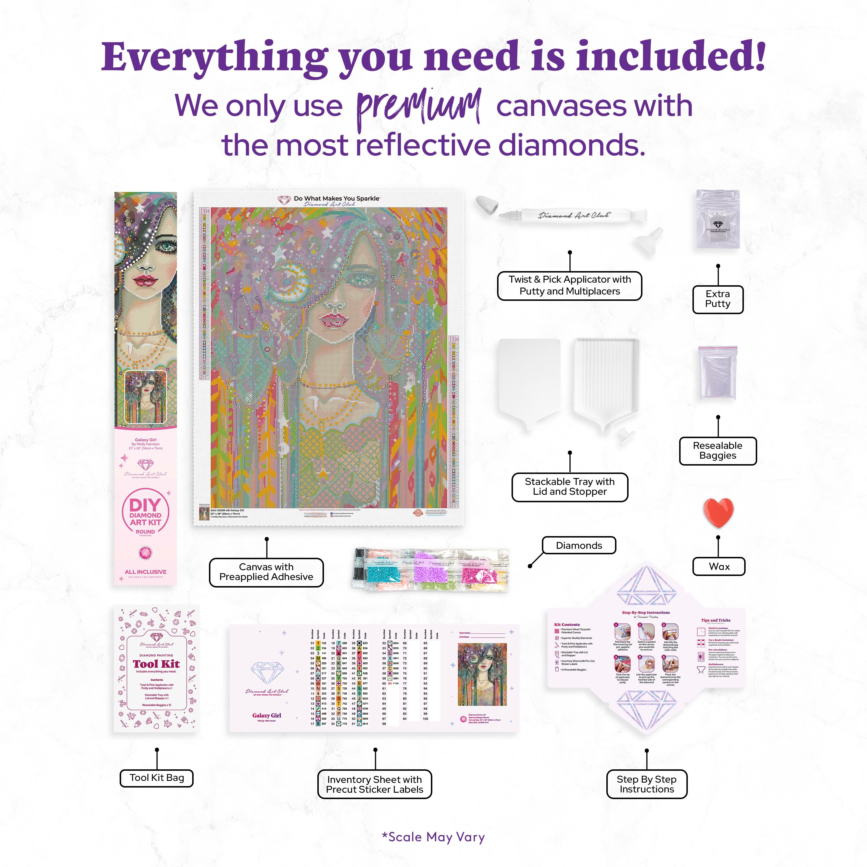 Galaxy Girl – Diamond Art Club