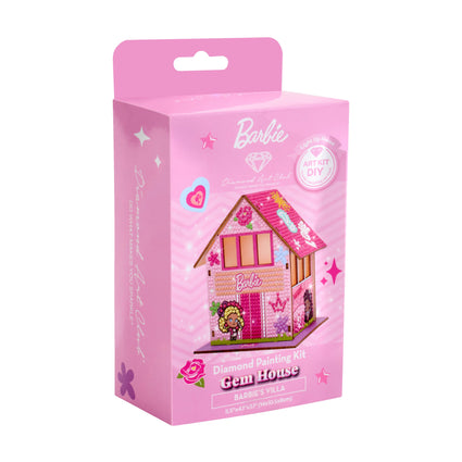 Diamond Painting Gem House - Barbie’s Villa 5.5" x 4.1" x 3.1" (14 x 10.5 x 8cm) / Round with 24 Colors / 2,590