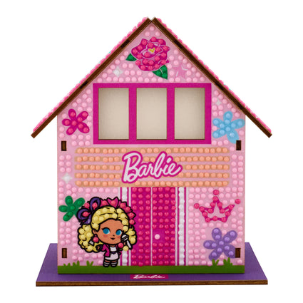 Diamond Painting Gem House - Barbie’s Villa 5.5" x 4.1" x 3.1" (14 x 10.5 x 8cm) / Round with 24 Colors / 2,590