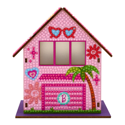 Diamond Painting Gem House - Barbie’s Villa 5.5" x 4.1" x 3.1" (14 x 10.5 x 8cm) / Round with 24 Colors / 2,590