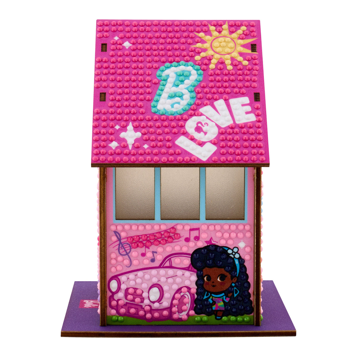 Diamond Painting Gem House - Barbie’s Villa 5.5" x 4.1" x 3.1" (14 x 10.5 x 8cm) / Round with 24 Colors / 2,590