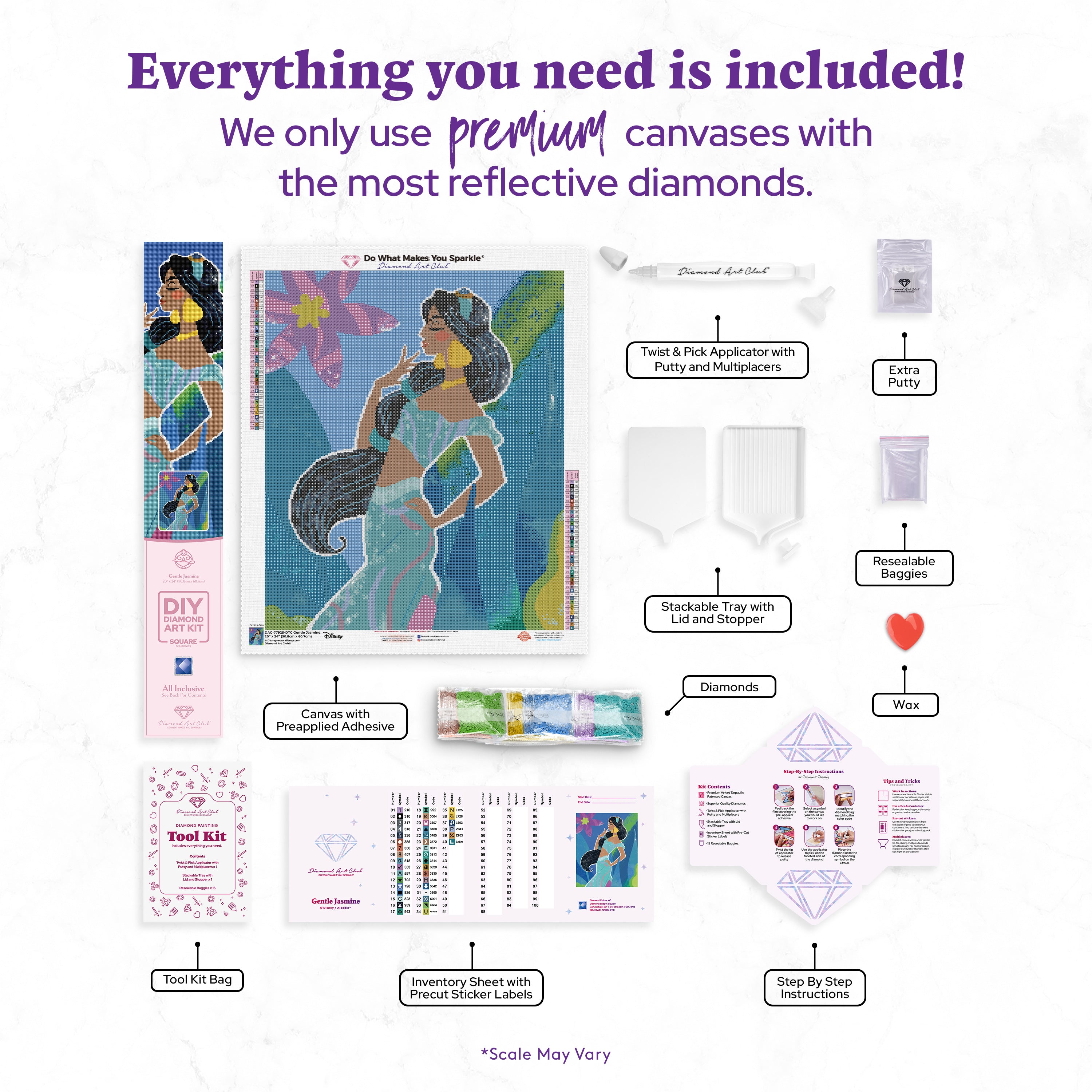 Gentle Jasmine – Diamond Art Club