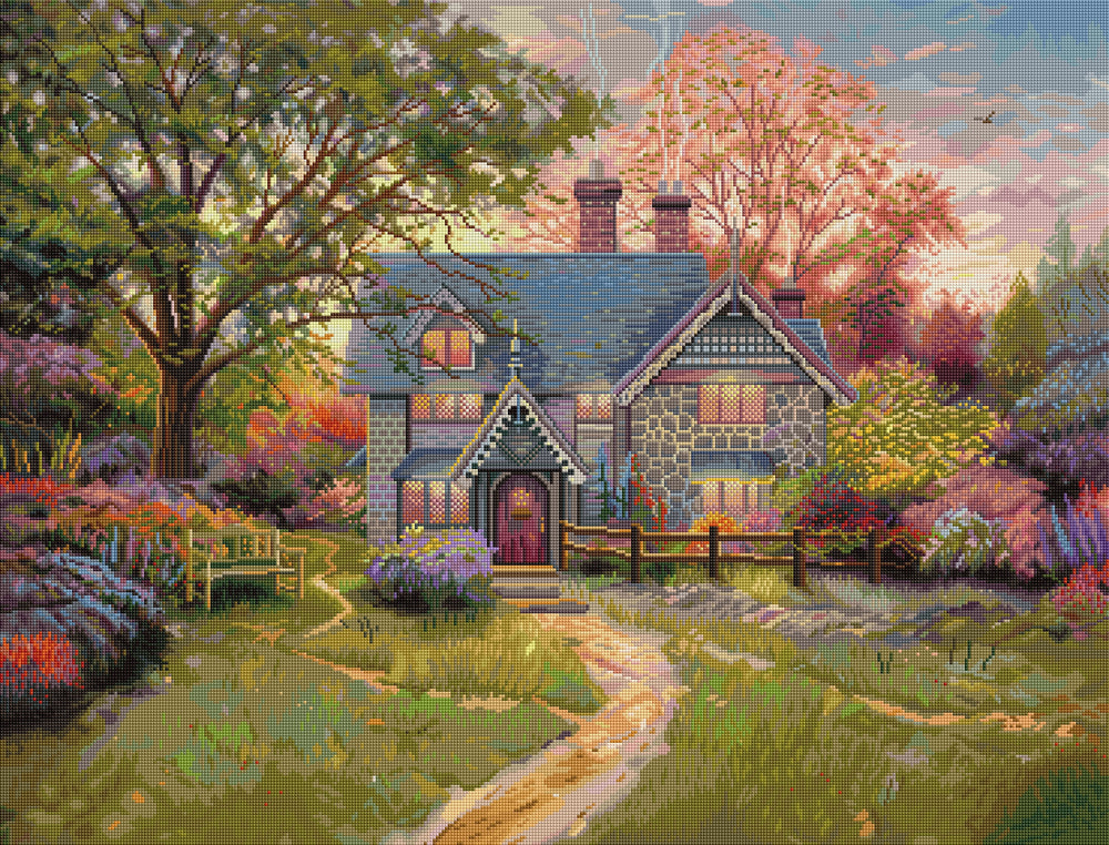 Gingerbread Cottage Diamond Painting Kit – Diamond Art Club