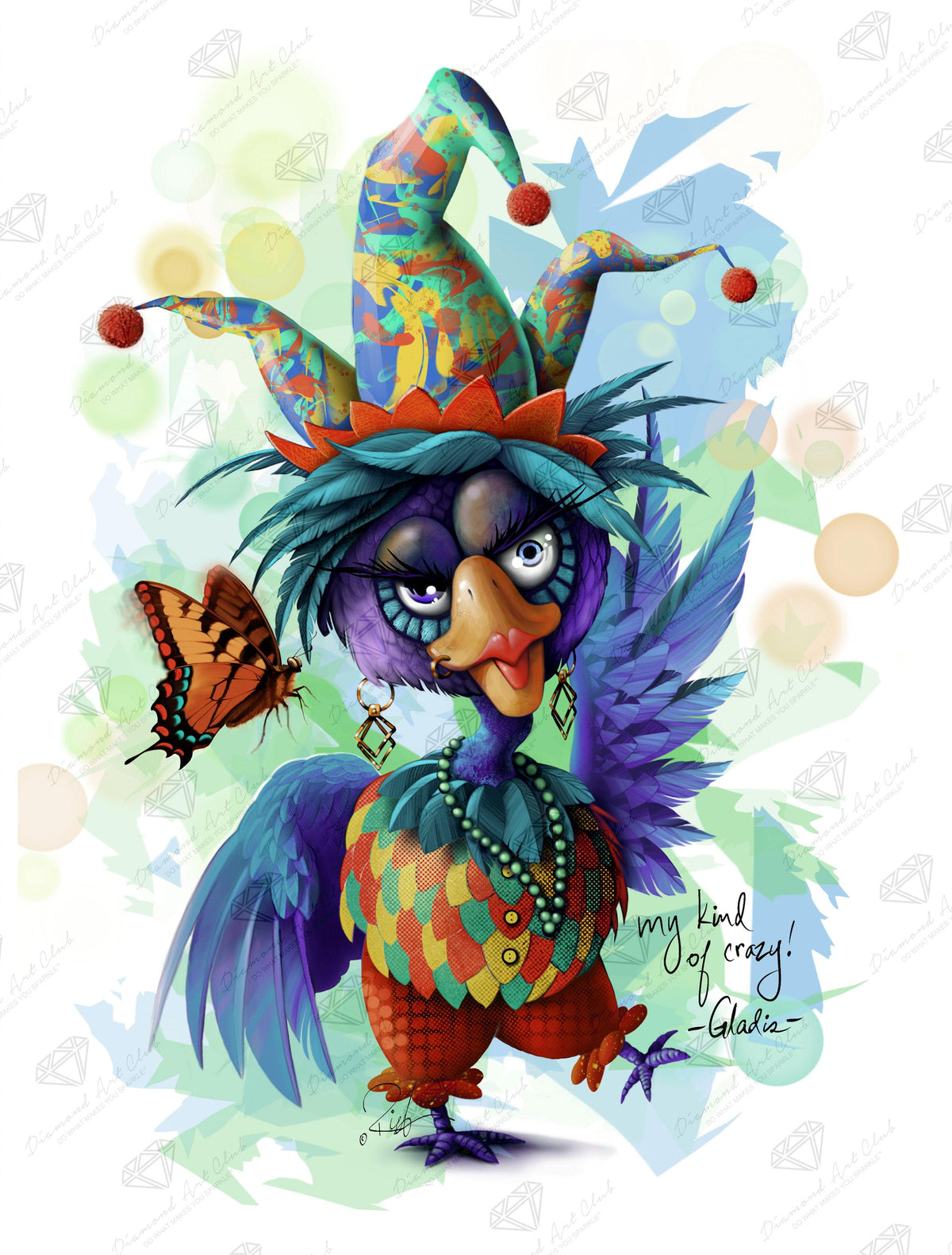 Diamond Painting GLADIS - my kind of crazy!