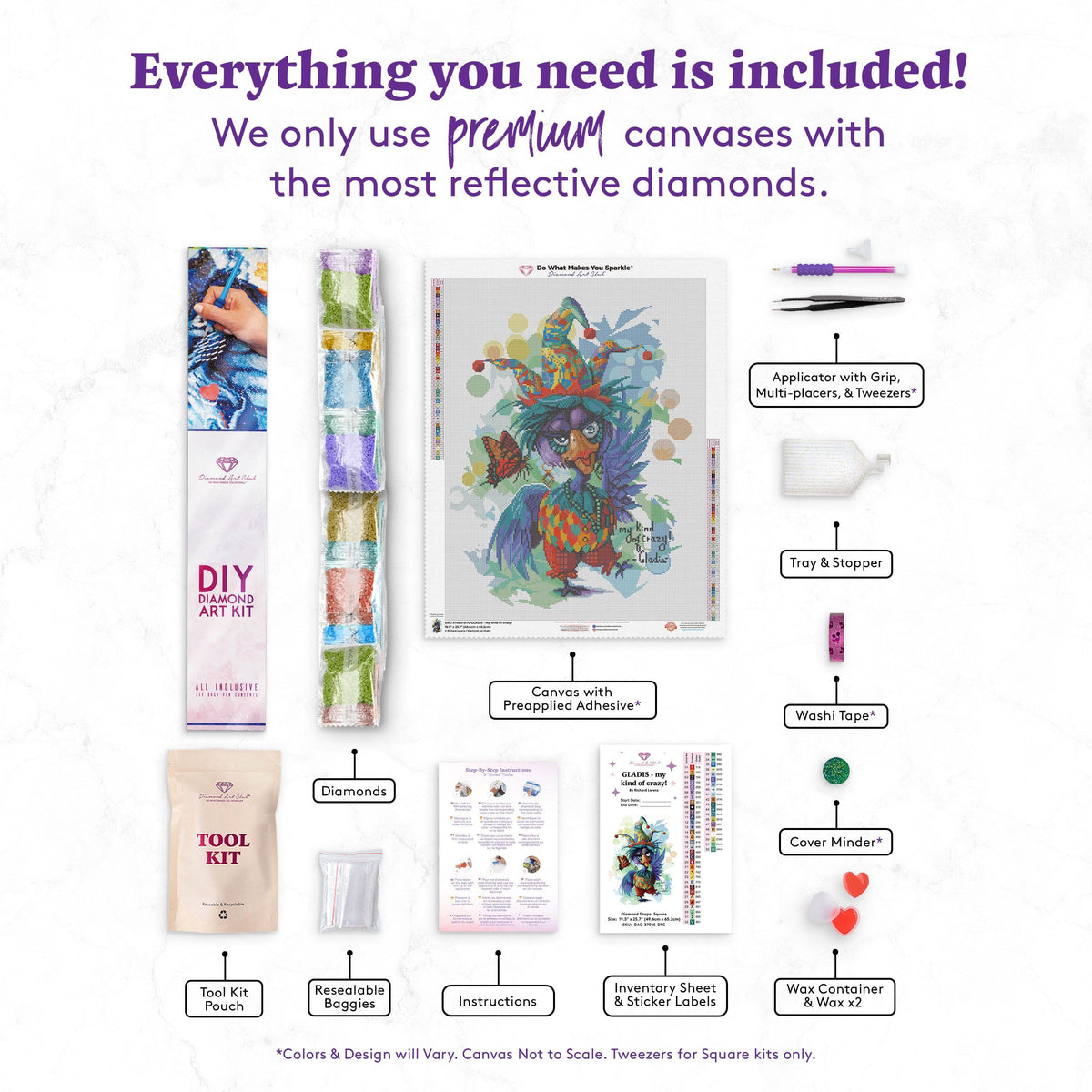 Diamond Painting GLADIS - my kind of crazy!