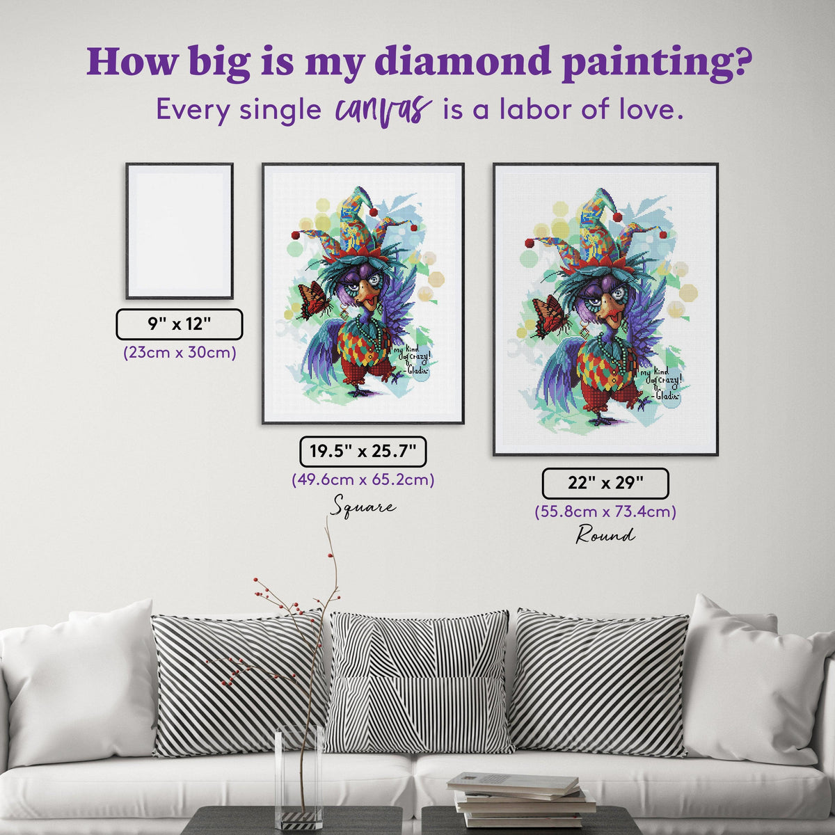 Diamond Painting GLADIS - my kind of crazy!