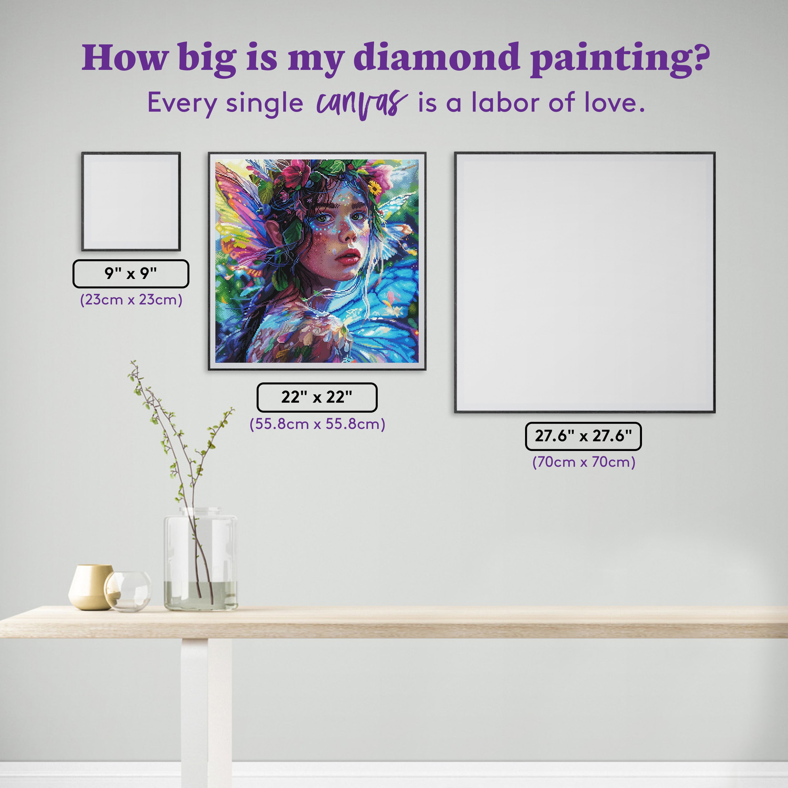 ダイヤモンドアートクラブ　Glimmering Grace Glimmering Grace Diamond Painting Kit – Diamond Art Club