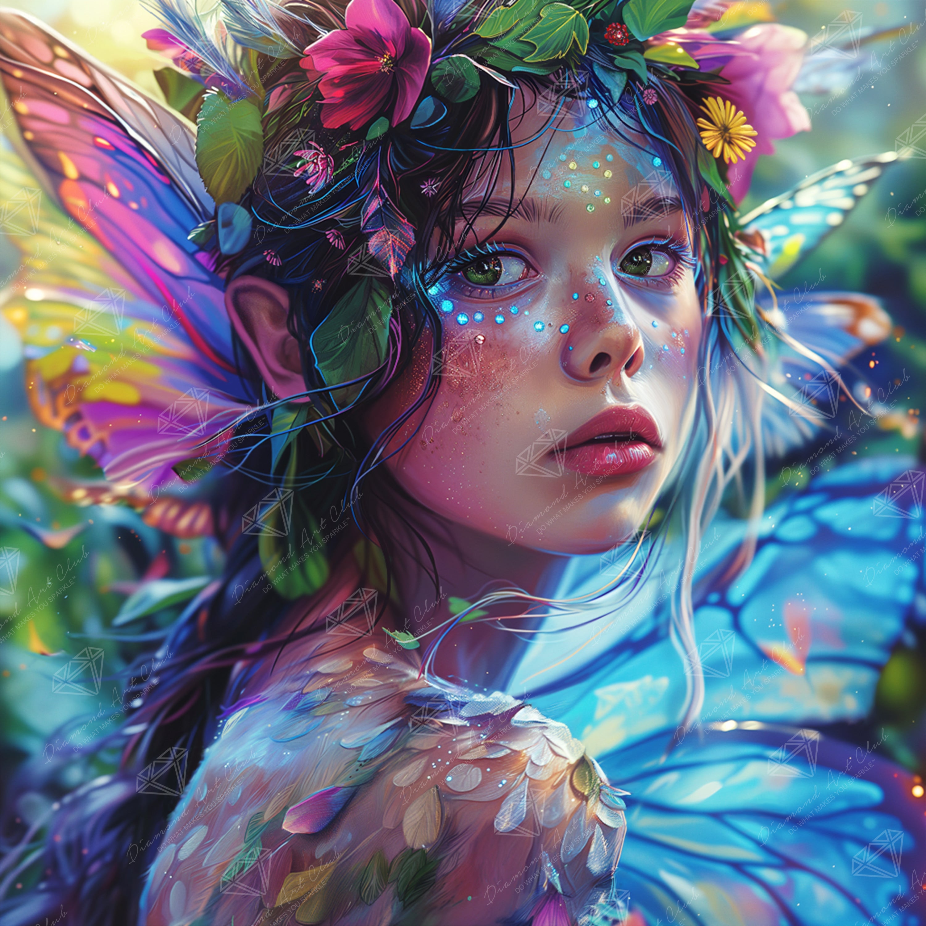 Glimmering Grace Diamond Painting Kit – Diamond Art Club
