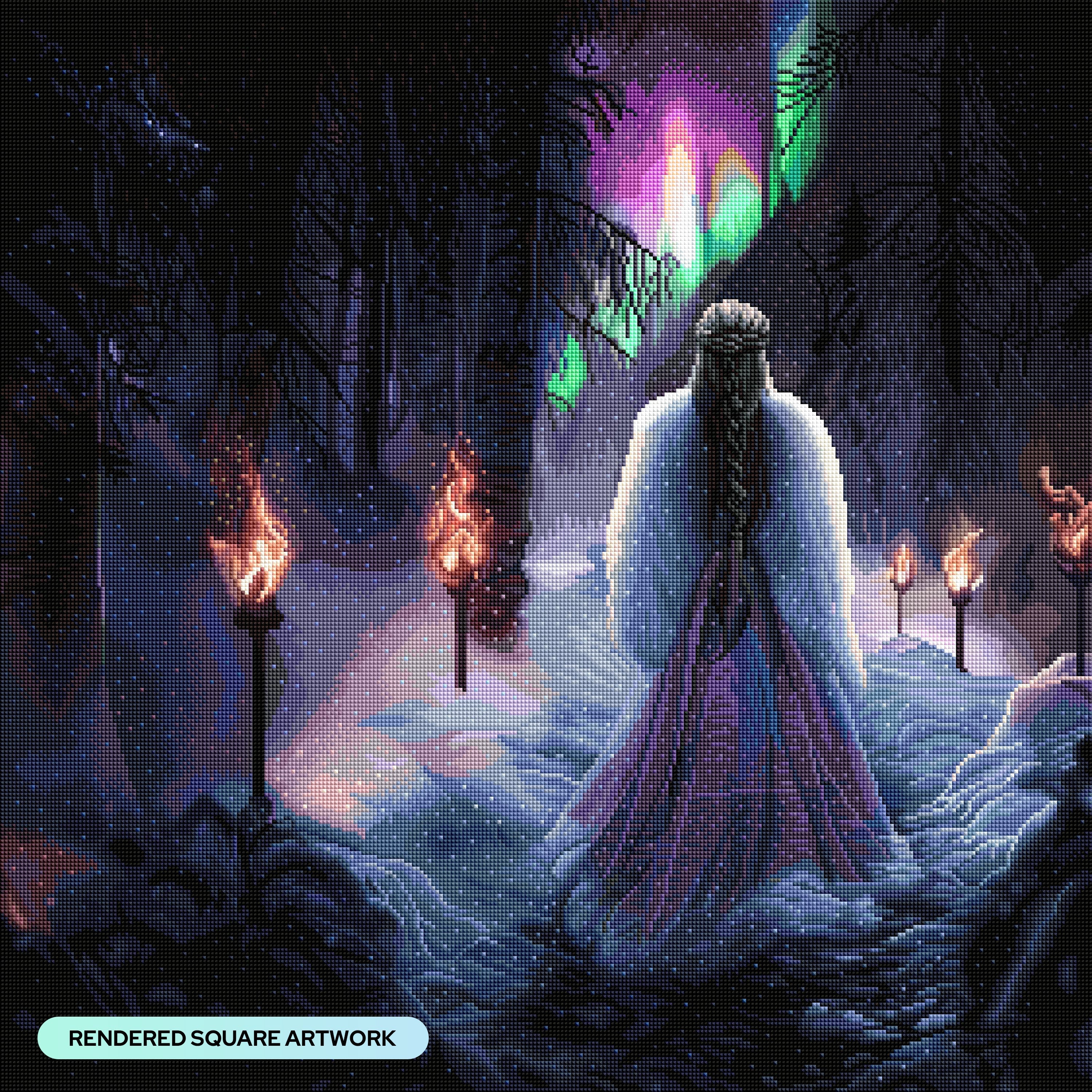 け*ん様 未使用品 Birth Of  Child Diamond Goddess of Norwegian Lights Diamond Painting Kit – Diamond Art Club