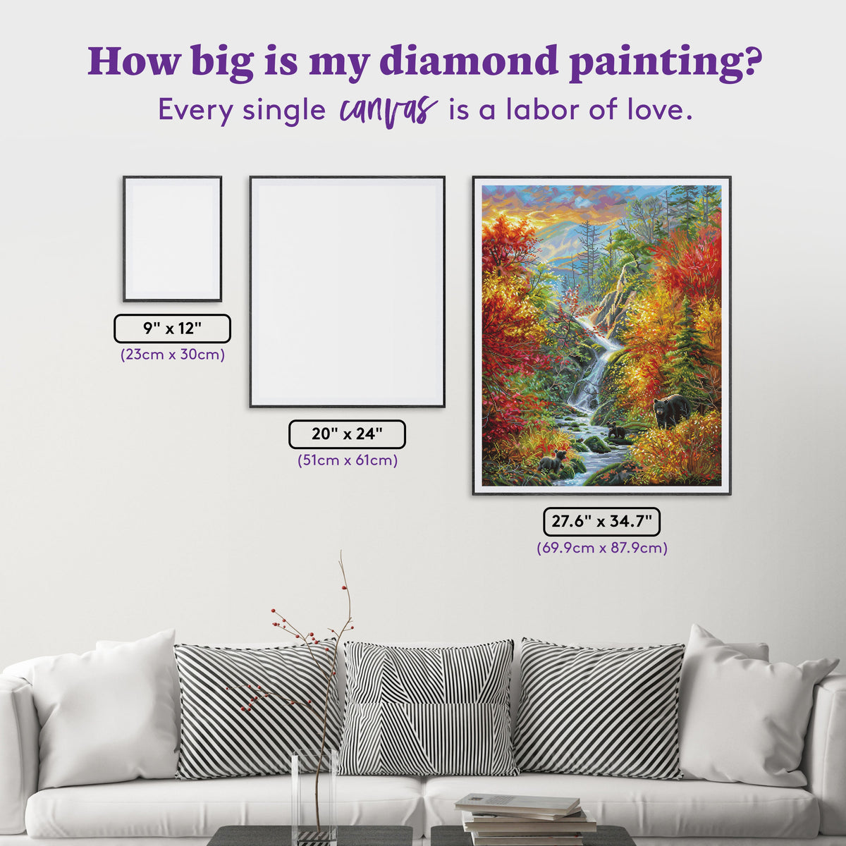 Diamond Painting Golden Adventure 27.6" x 34.7" (69.9cm x 87.9cm) / Square with 93 Colors including 4 ABs and 2 Fairy Dust Diamonds / 99,193