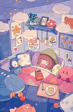 Diamond Painting Good Game 22" x 34" (55.8cm x 85.9cm) / Square With 81 Colors Including 5 Fairy Dust Diamonds / 77,280