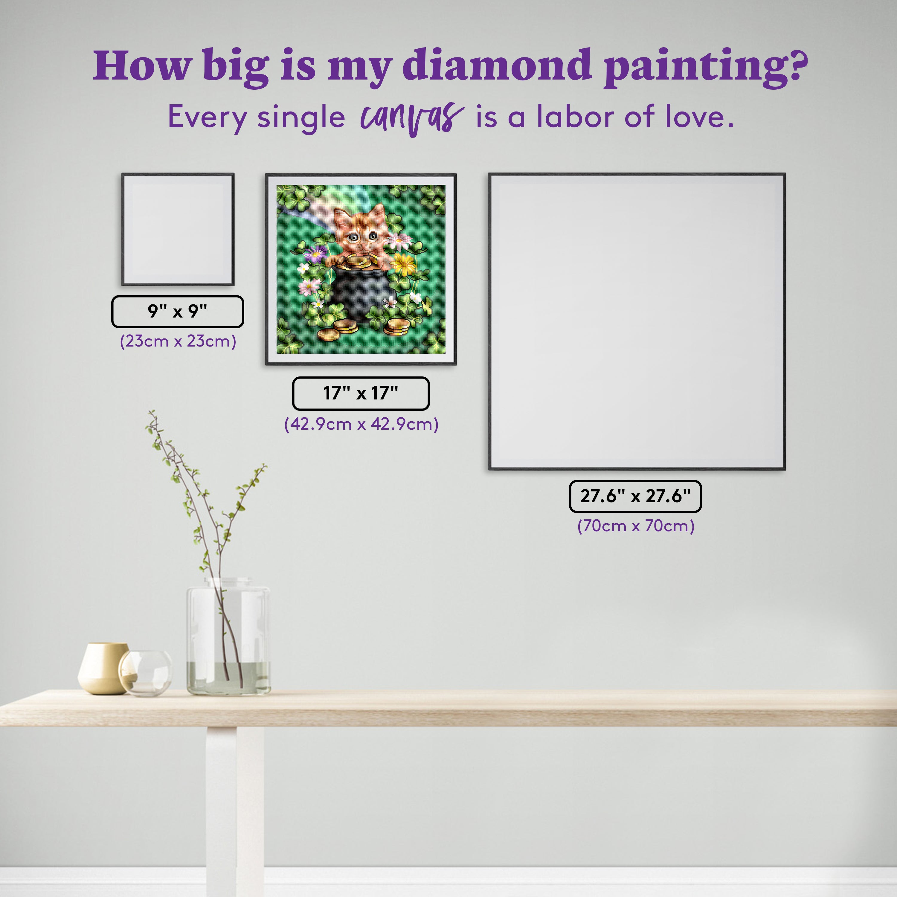 Good Luck Kitten – Diamond Art Club