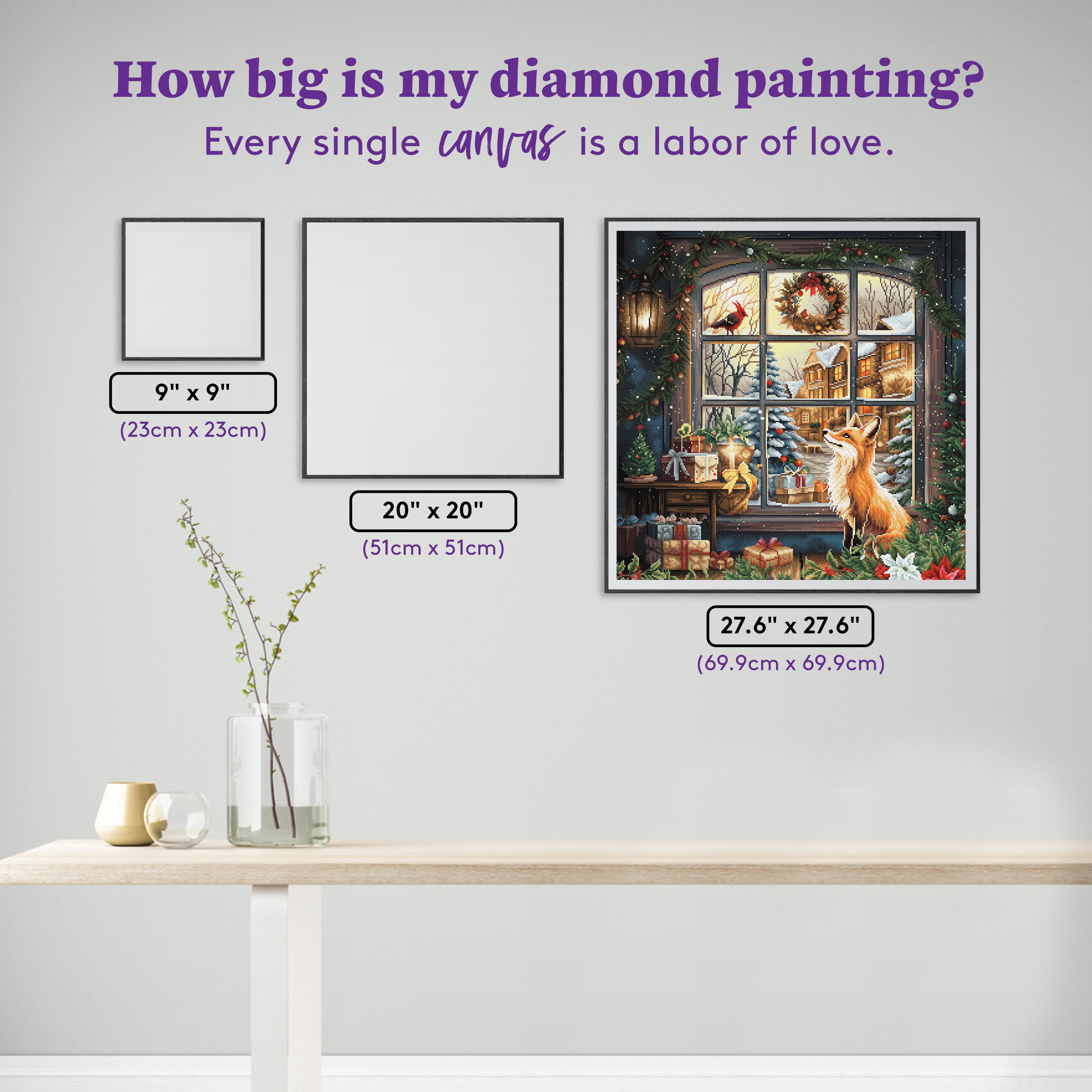 ダイヤモンドアートクラブ Good Tidings Fox Good Tidings Fox – Diamond Art Club