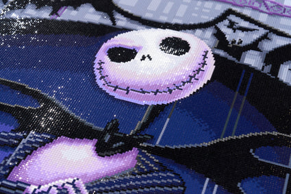 Diamond Painting Hail to the Pumpkin King 25.6" x 40.2" (65cm x 101.8cm) / Square with 34 Colors including 1 AB and 4 Fairy Dust Diamonds / 106,749