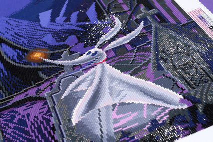 Diamond Painting Hail to the Pumpkin King 25.6" x 40.2" (65cm x 101.8cm) / Square with 34 Colors including 1 AB and 4 Fairy Dust Diamonds / 106,749