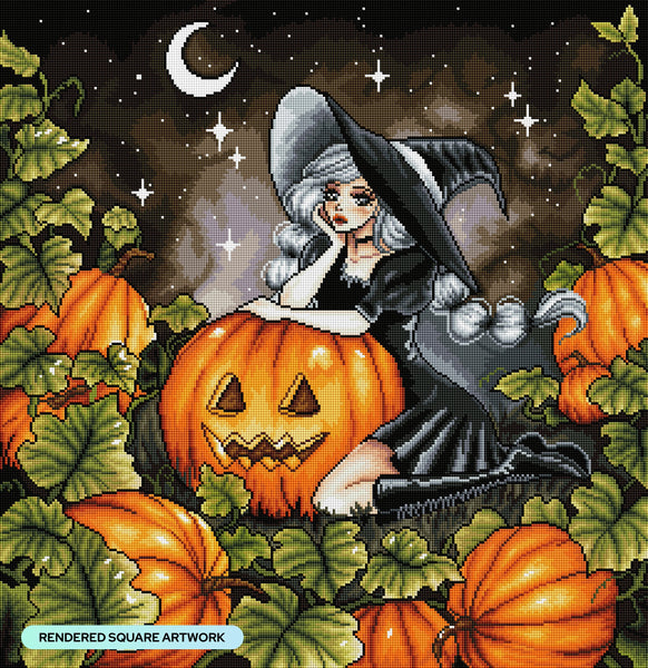 Halloween Witch Diamond Art Club