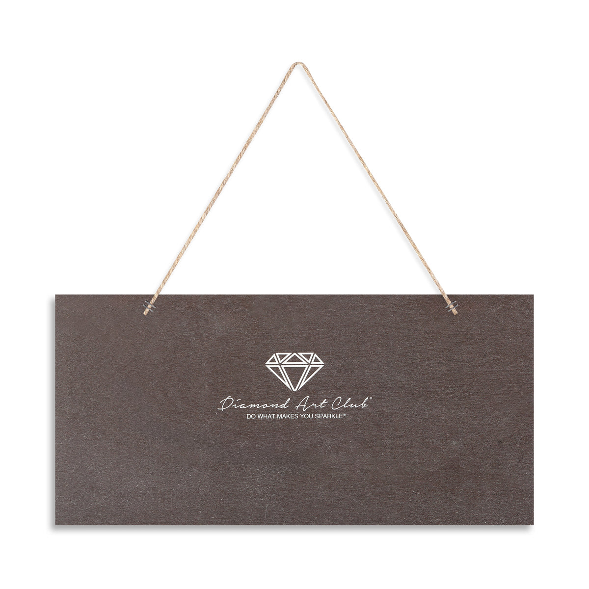 Diamond Painting Hanging Sign - Craft Room 6" x 12" (14.7cm x 29.7cm) / Square 14 Colors Including 1 AB and 1 Iridescent Diamond and 3 Special Diamonds and 3 Fairy Dust Diamonds / 7,021