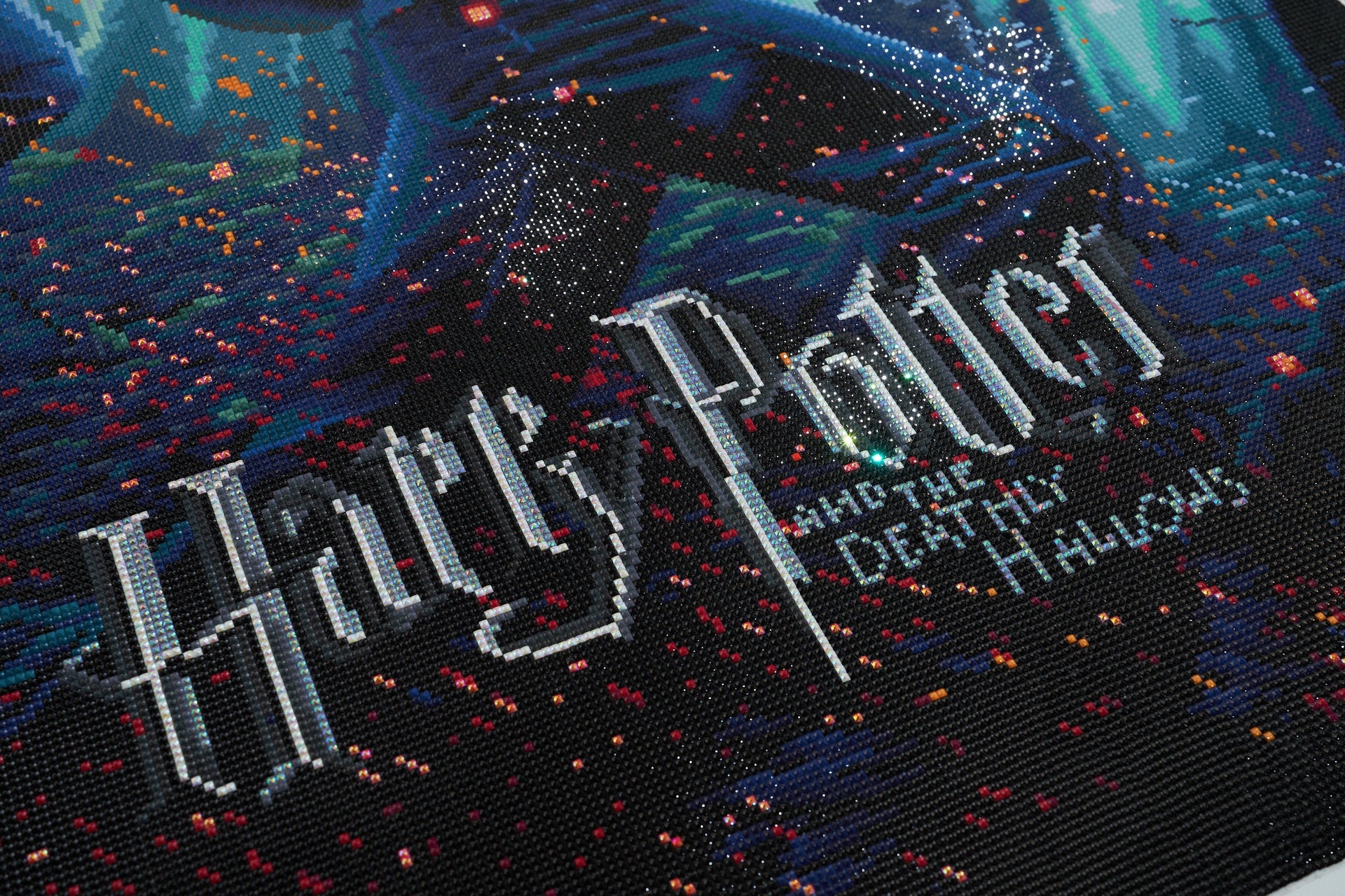 Diamond Painting Harry Potter and the Deathly Hallows 26.4" x 39" (67cm x 99cm) / Square With 54 Colors Including 3 ABs and 2 Fairy Dust Diamonds / 106,793