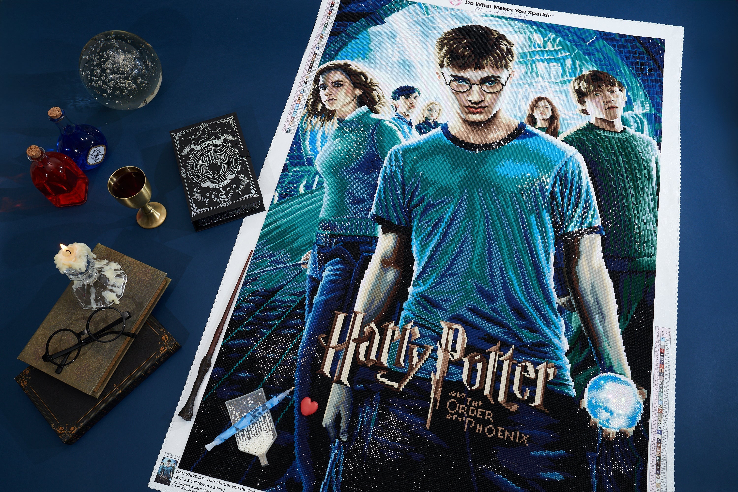 Camelot Dots Diamond Painting Kit Advanced Harry Potter Order of The  Phoenix - Leisure Arts